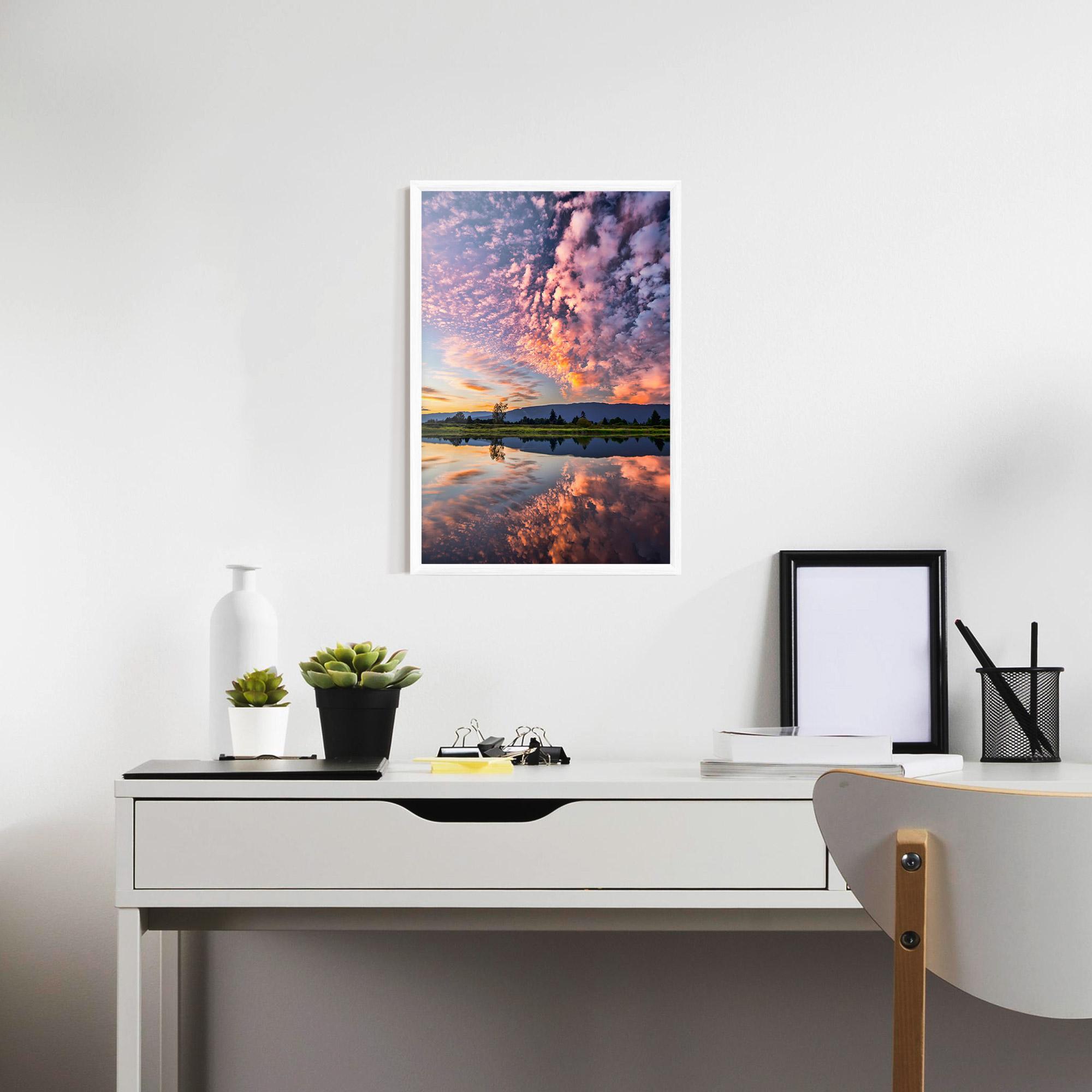 Gerahmte Poster Beautiful Sky mockup 7