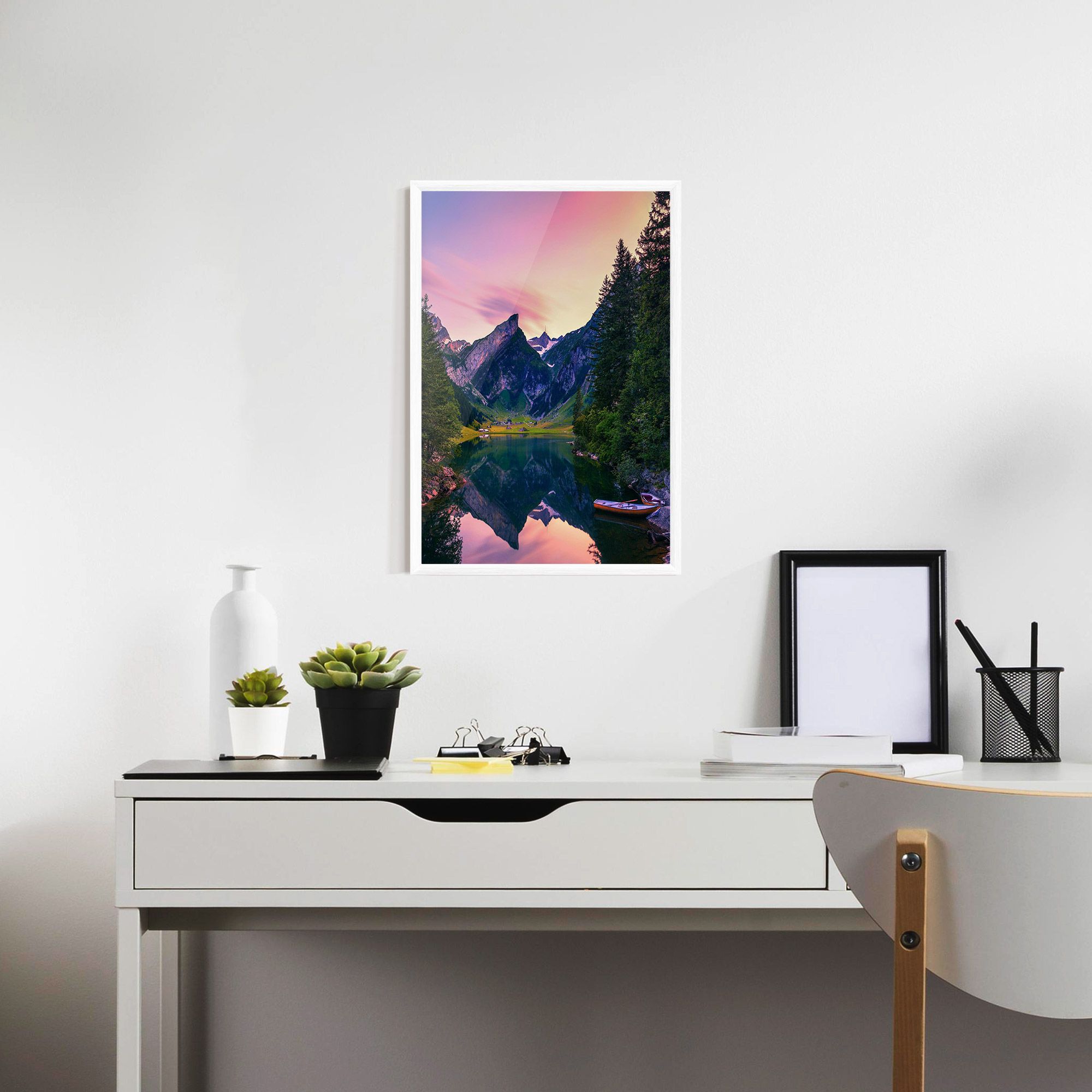 Purple Sunset Lake mockup 7