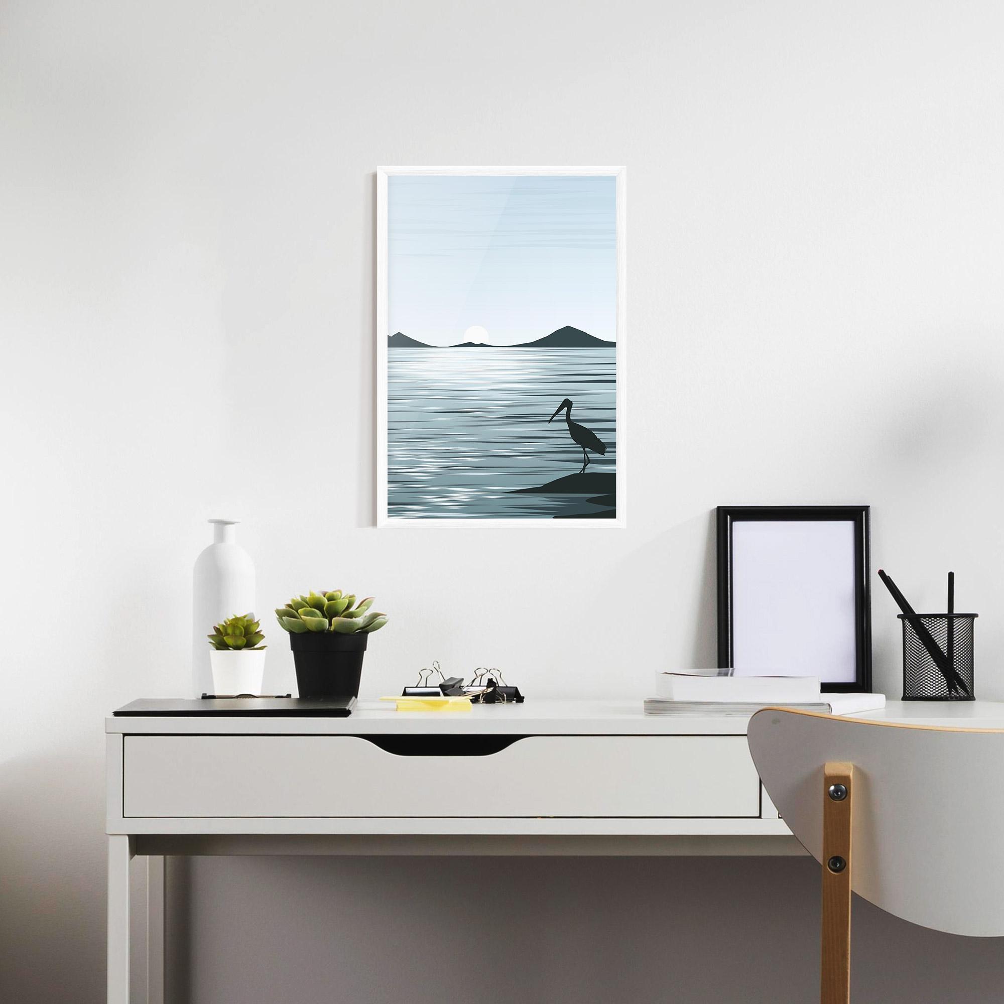 Gerahmte Poster Sparkling Lake mockup 7