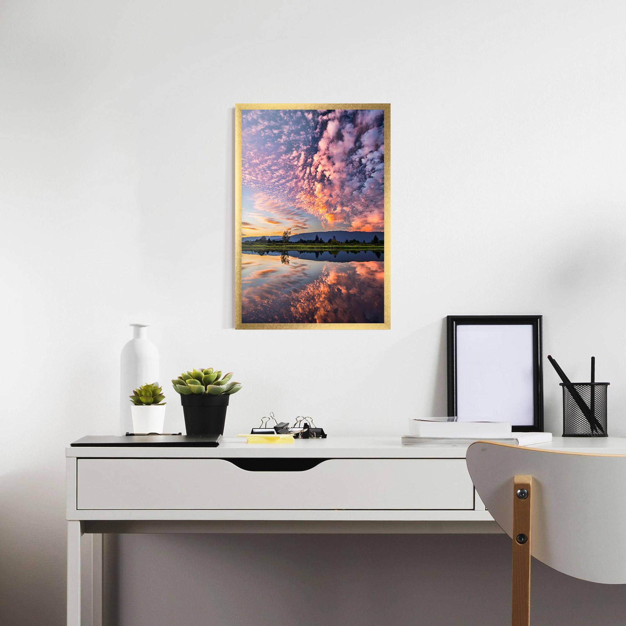 Gerahmte Poster Beautiful Sky mockup 7