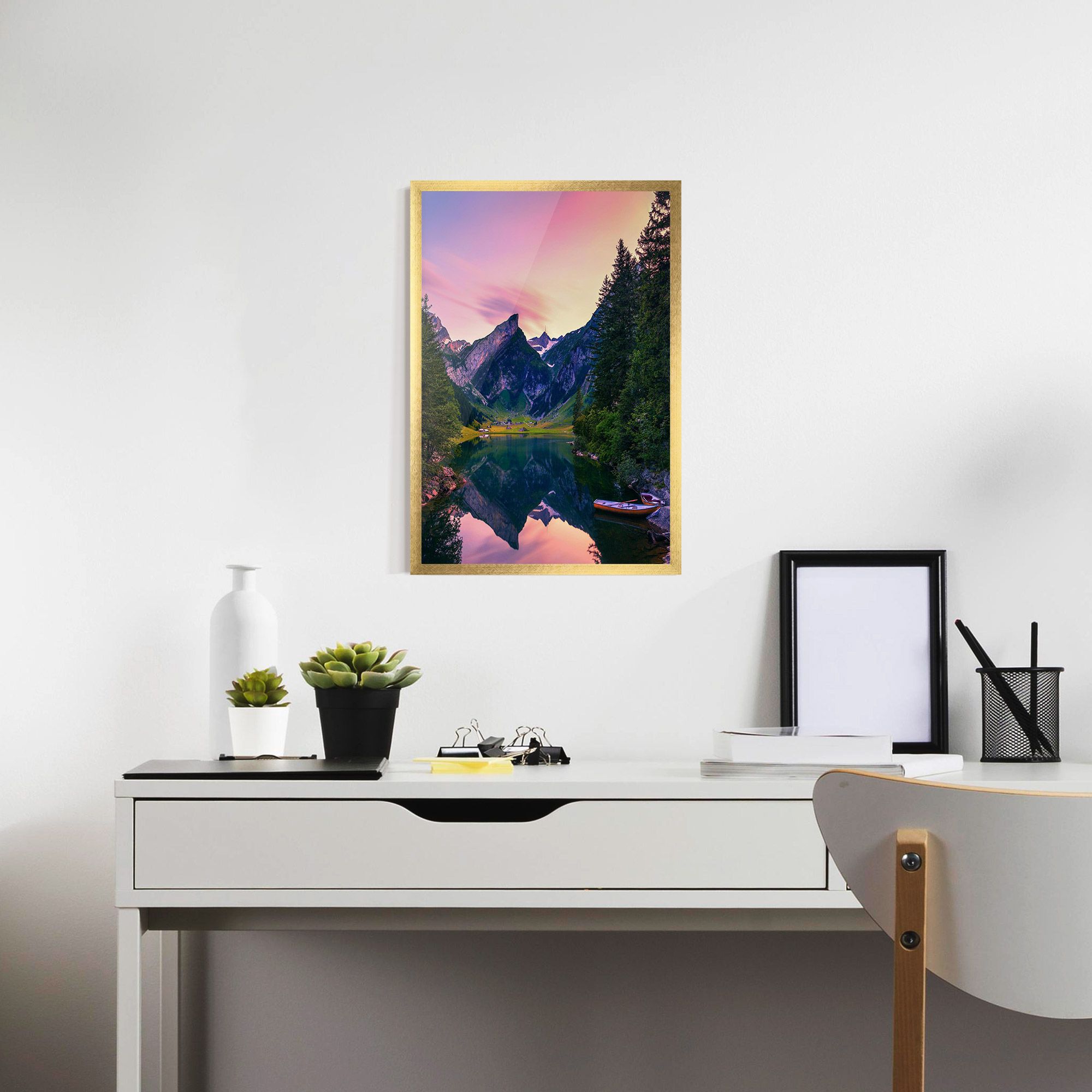 Purple Sunset Lake mockup 7