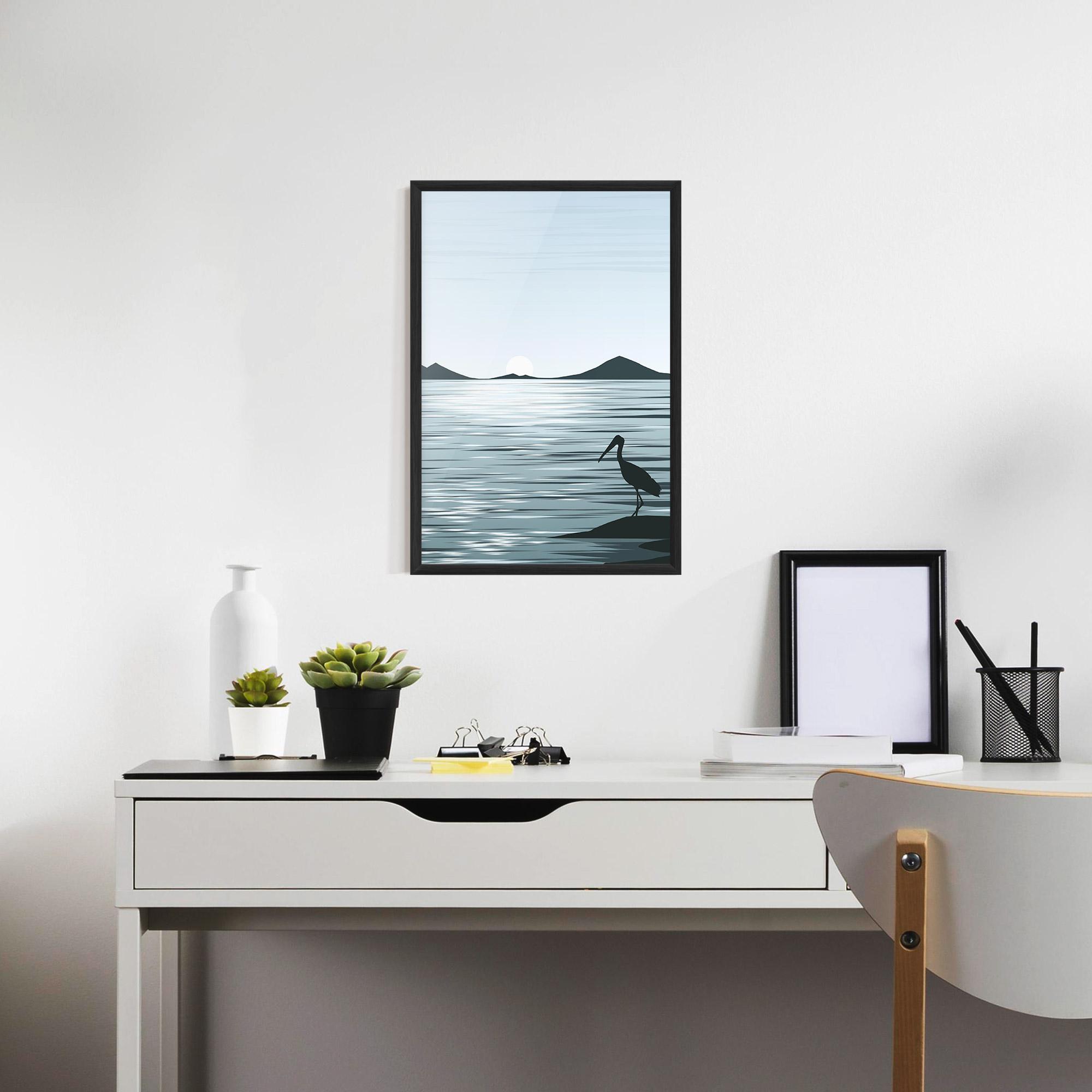 Gerahmte Poster Sparkling Lake mockup 7
