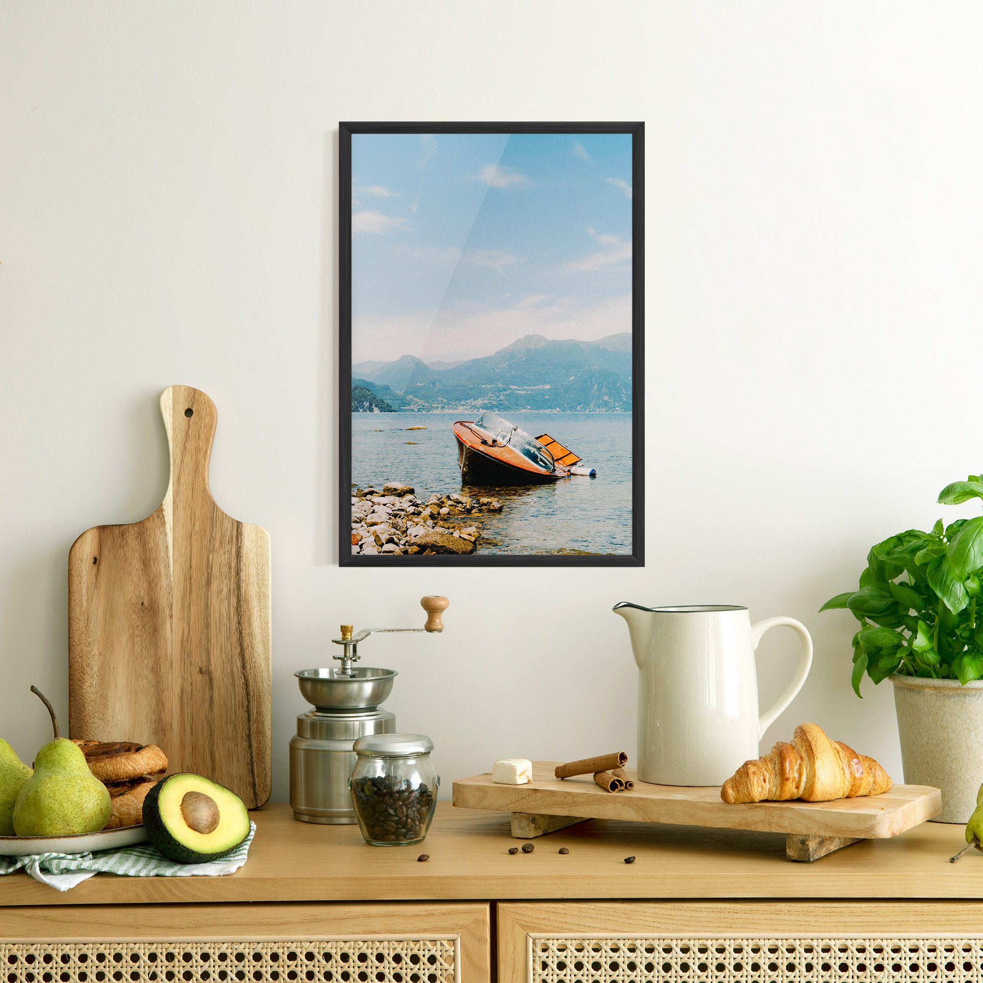 Boat On The Lake mockup 8