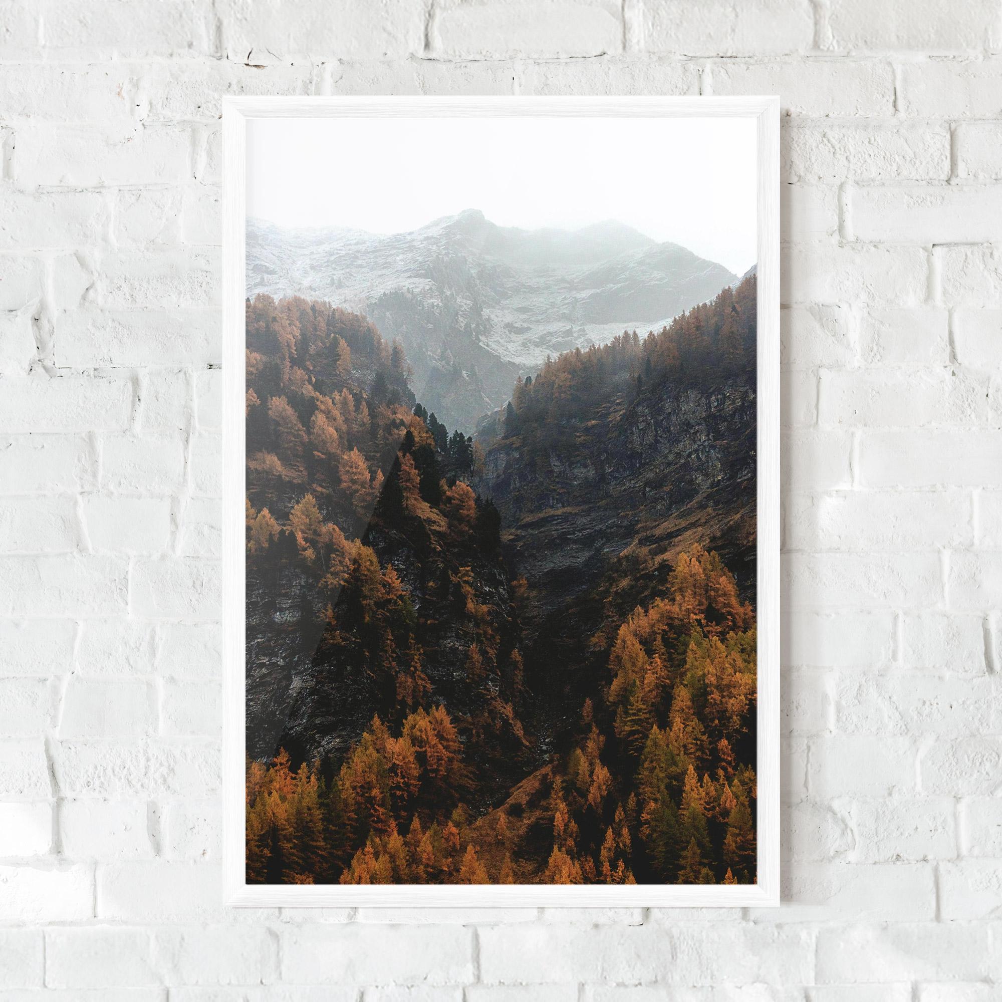 Gerahmte Poster Autumn Mountain mockup 0