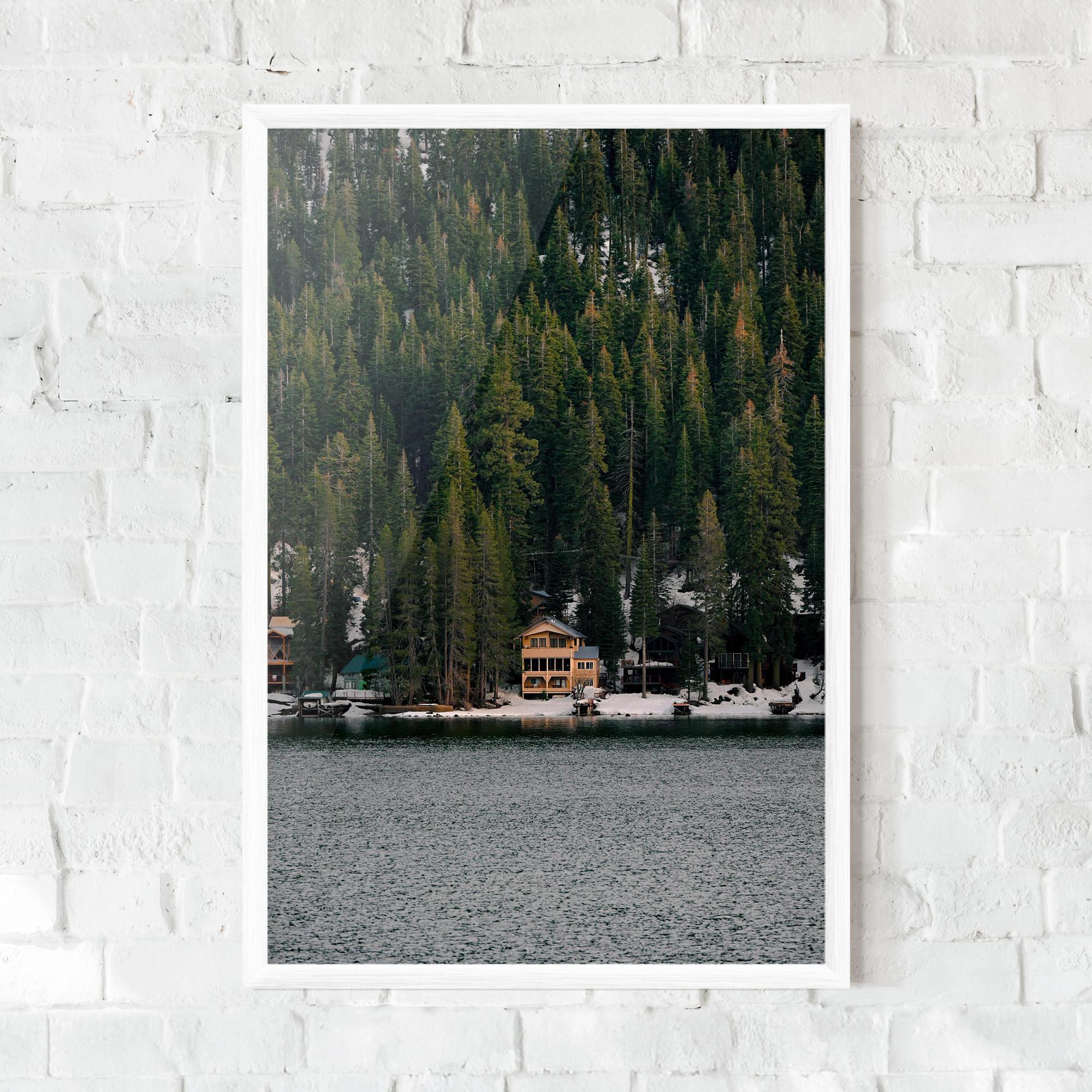 Gerahmte Poster Peacefull Place mockup 0