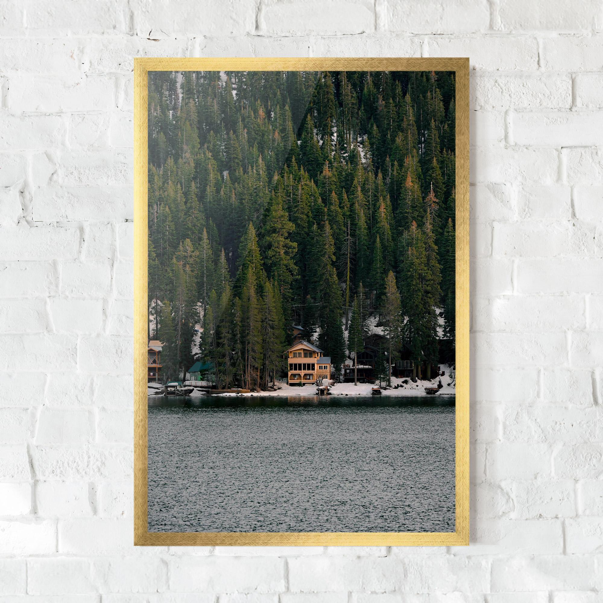 Gerahmte Poster Peacefull Place mockup 0