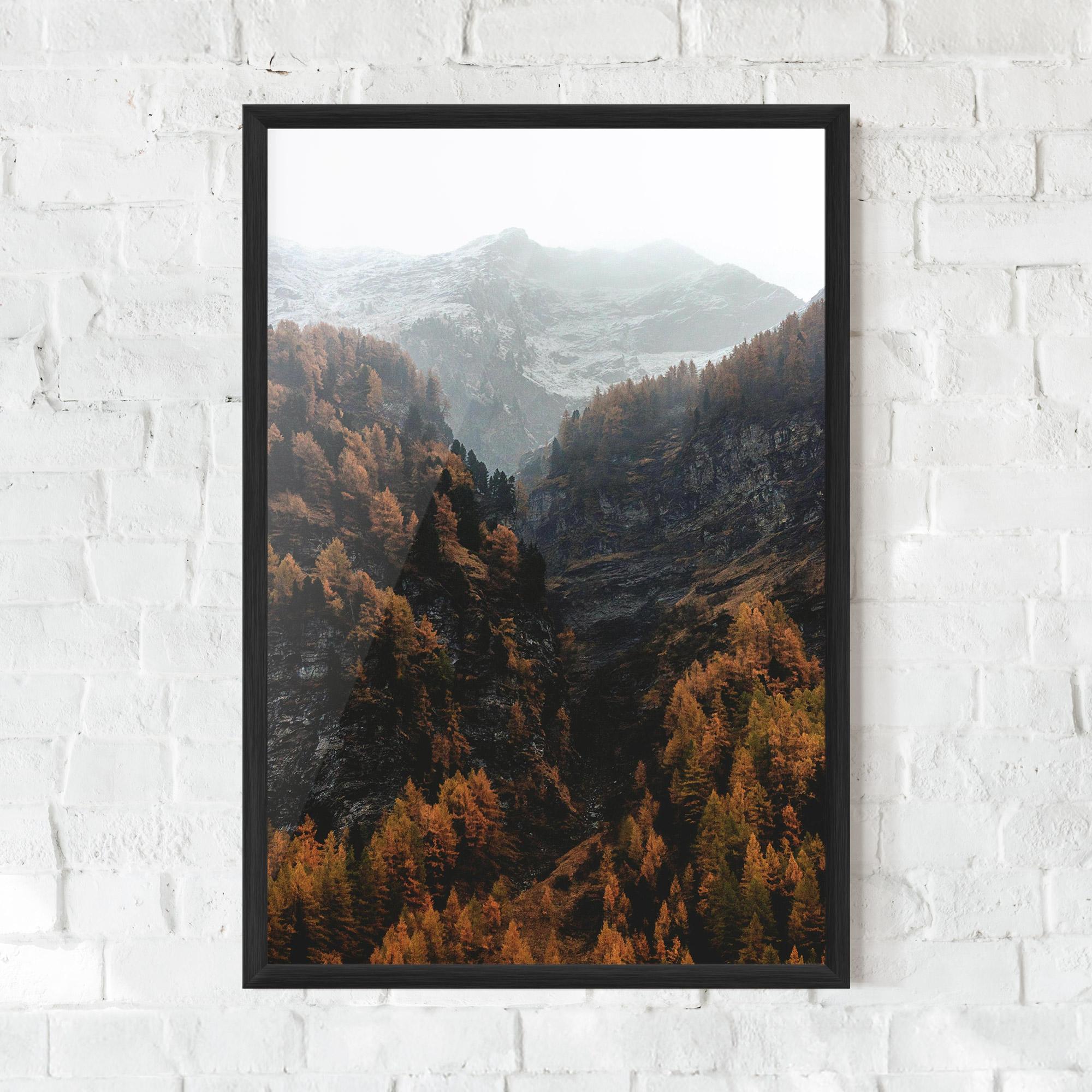 Gerahmte Poster Autumn Mountain mockup 0