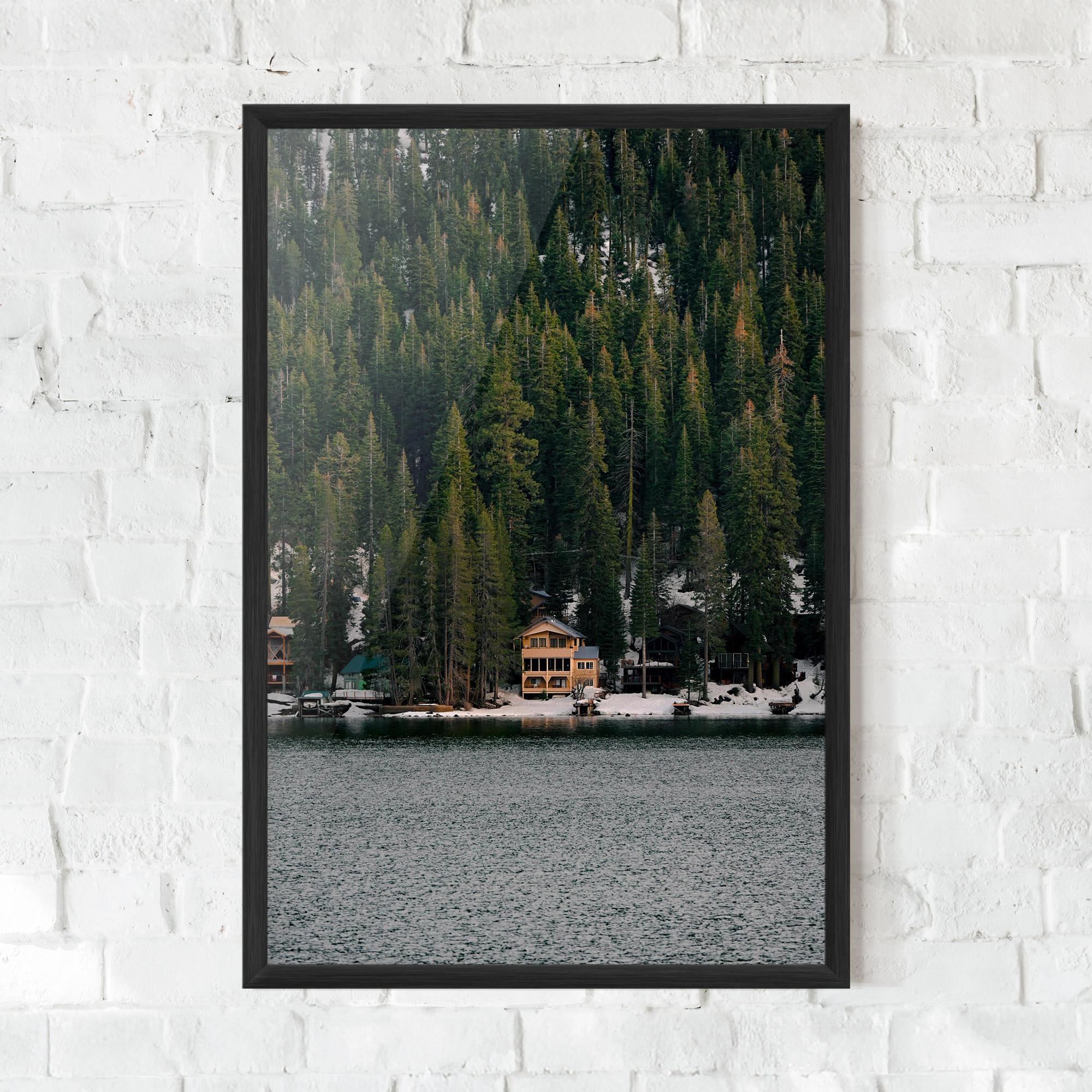 Gerahmte Poster Peacefull Place mockup 0