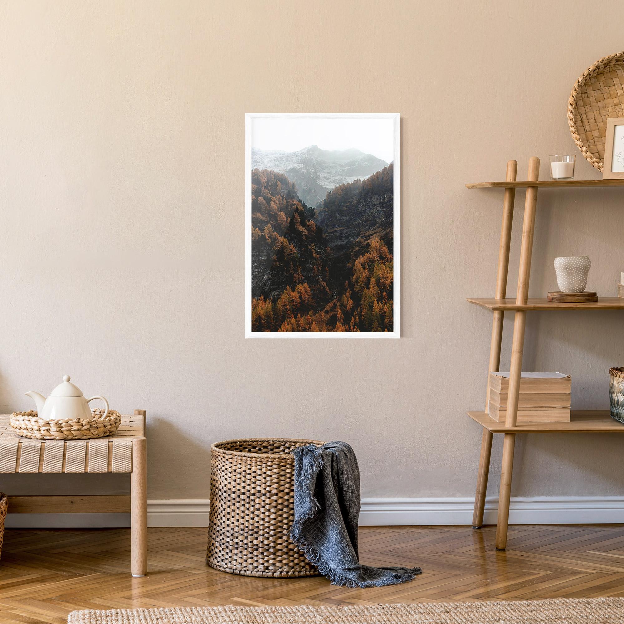 Gerahmte Poster Autumn Mountain mockup 9