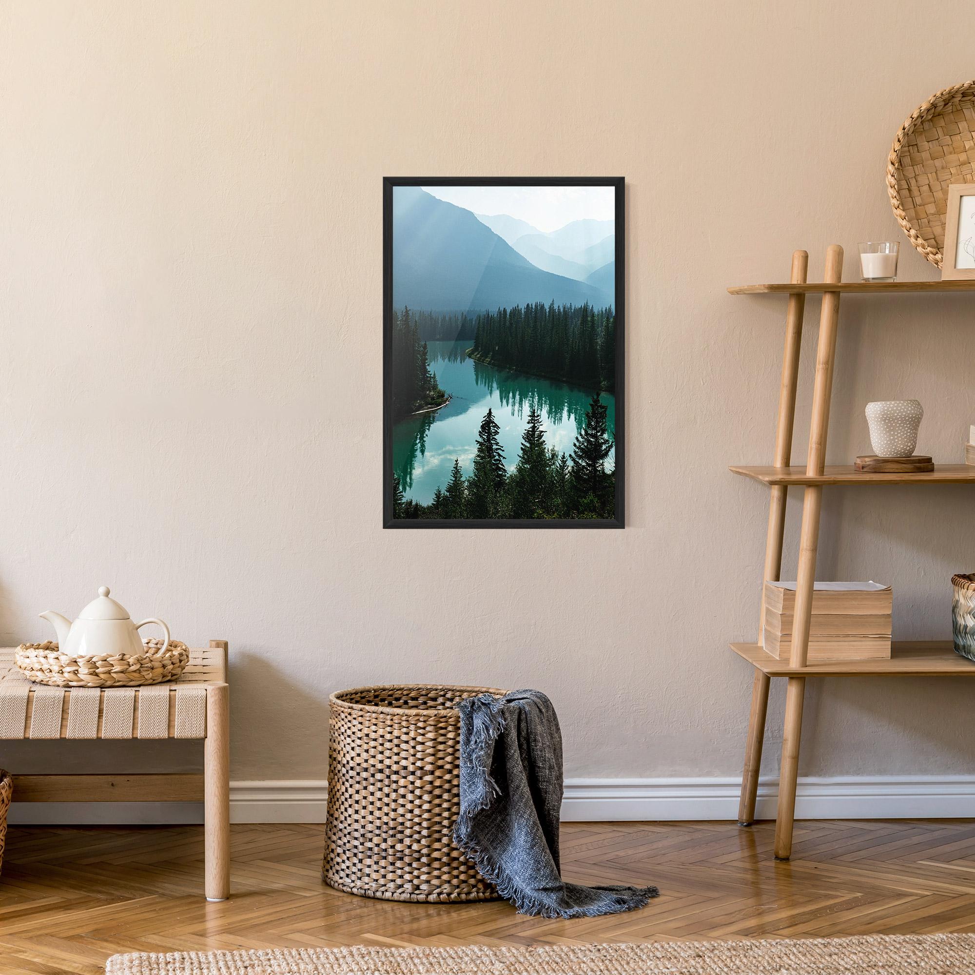 Gerahmte Poster Crystal Lake mockup 9