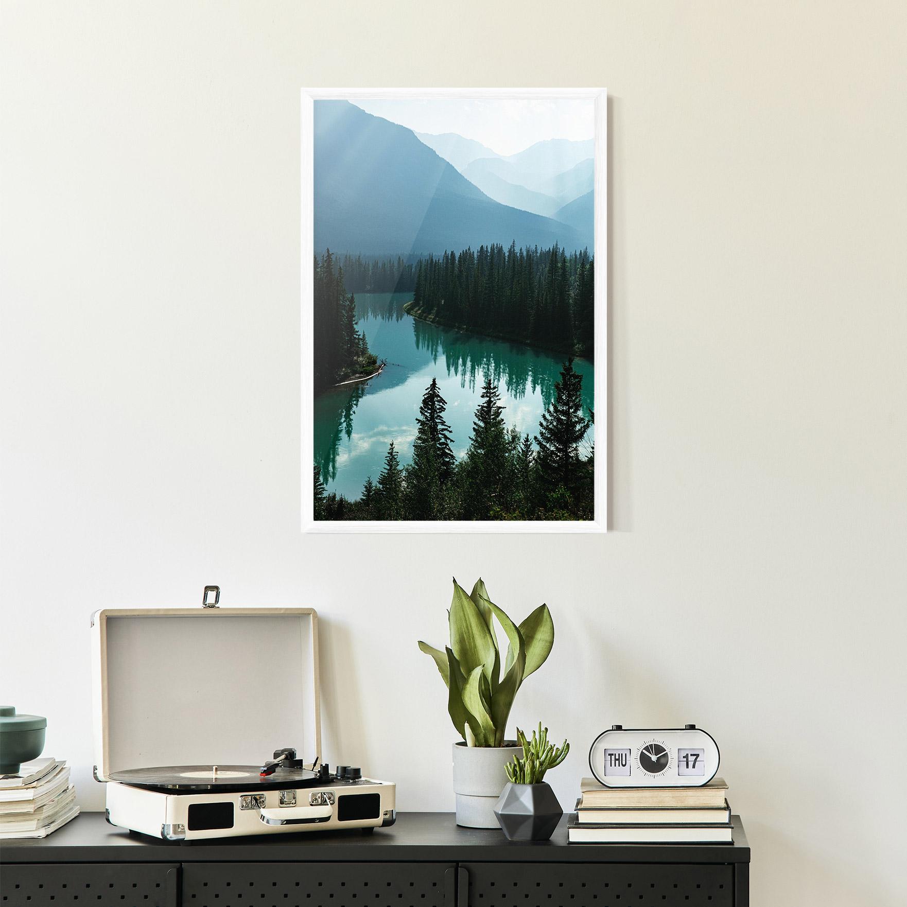 Gerahmte Poster Crystal Lake mockup 2