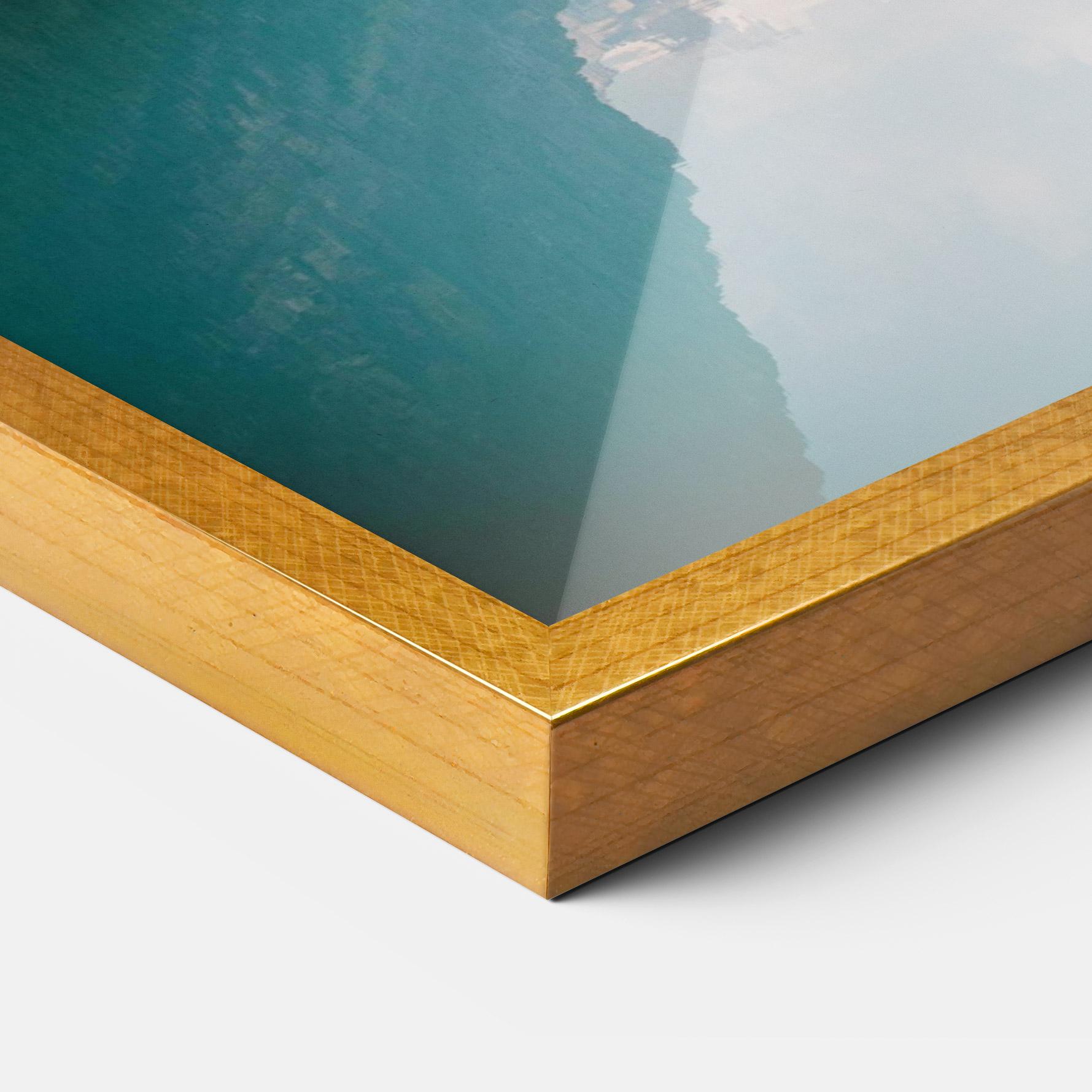 Gerahmte Poster Mountain Valley mockup 3