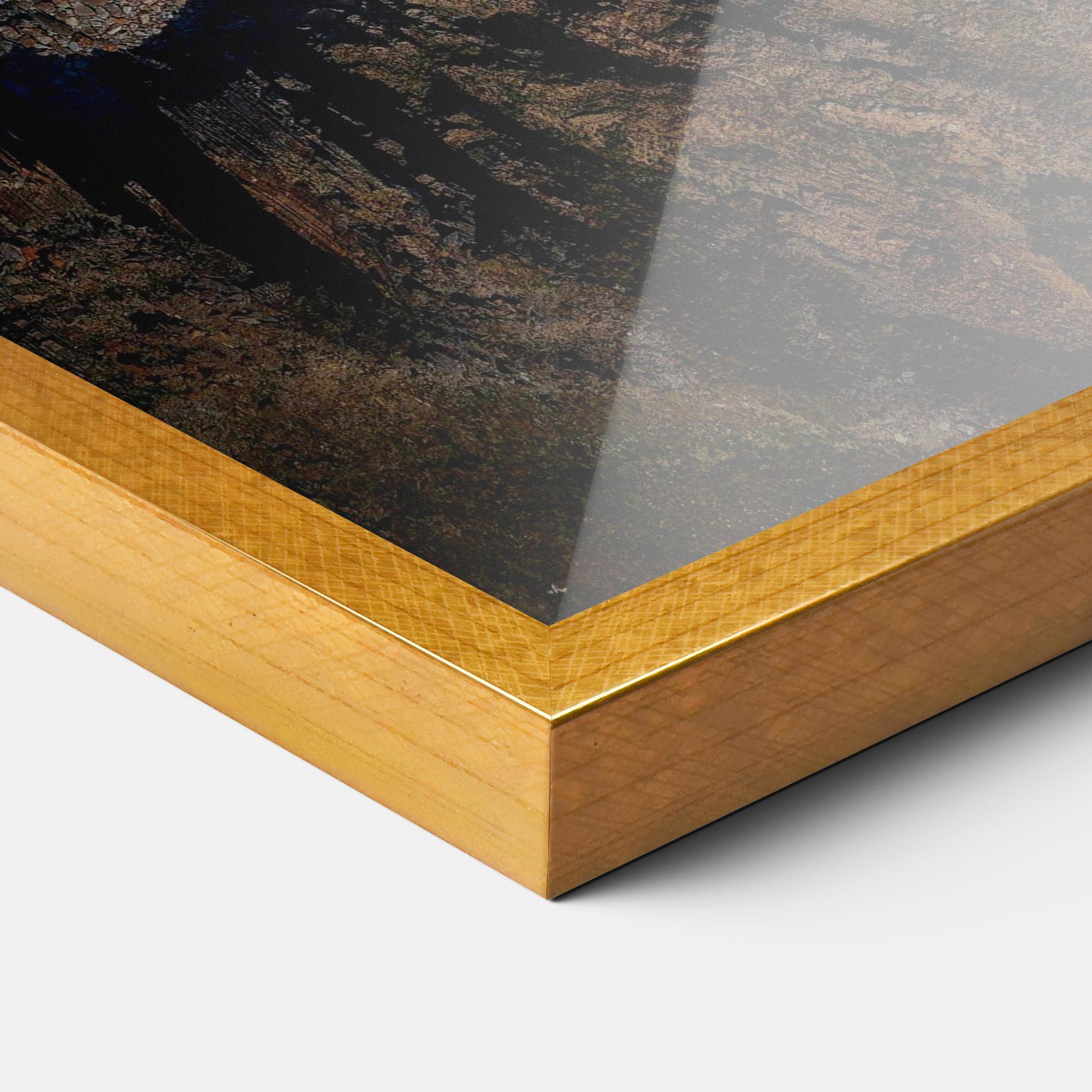 Gerahmte Poster Rocks And Water mockup 3