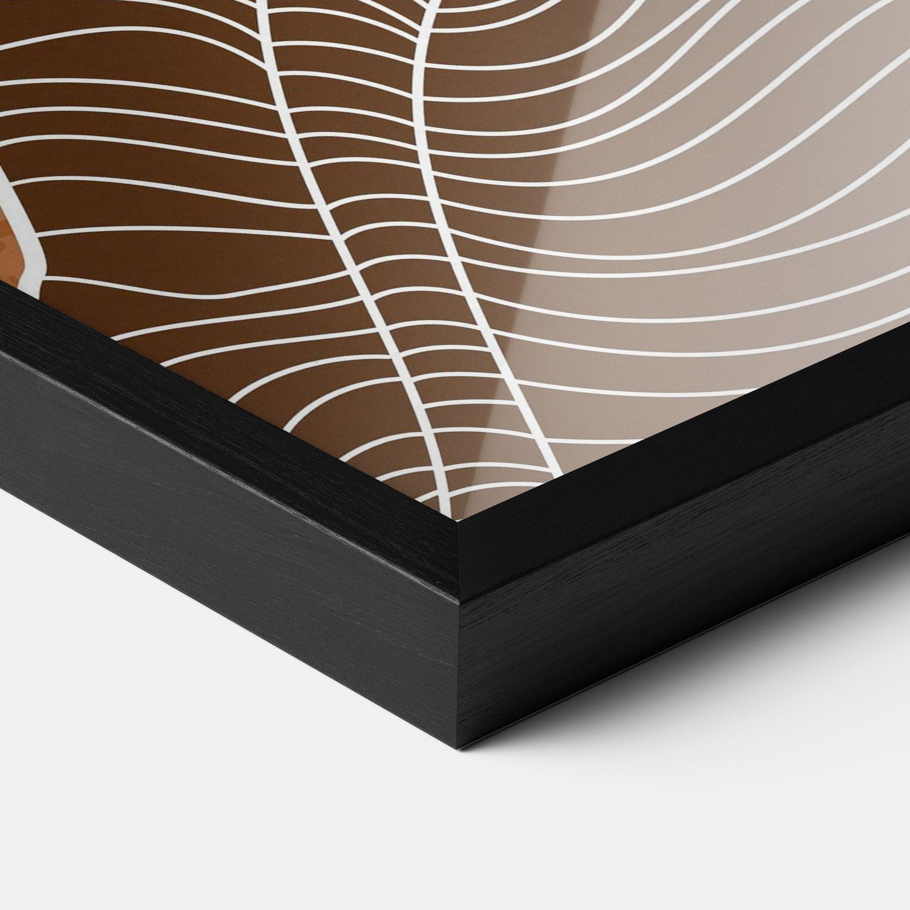 Gerahmte Poster Orange Mountain mockup 3