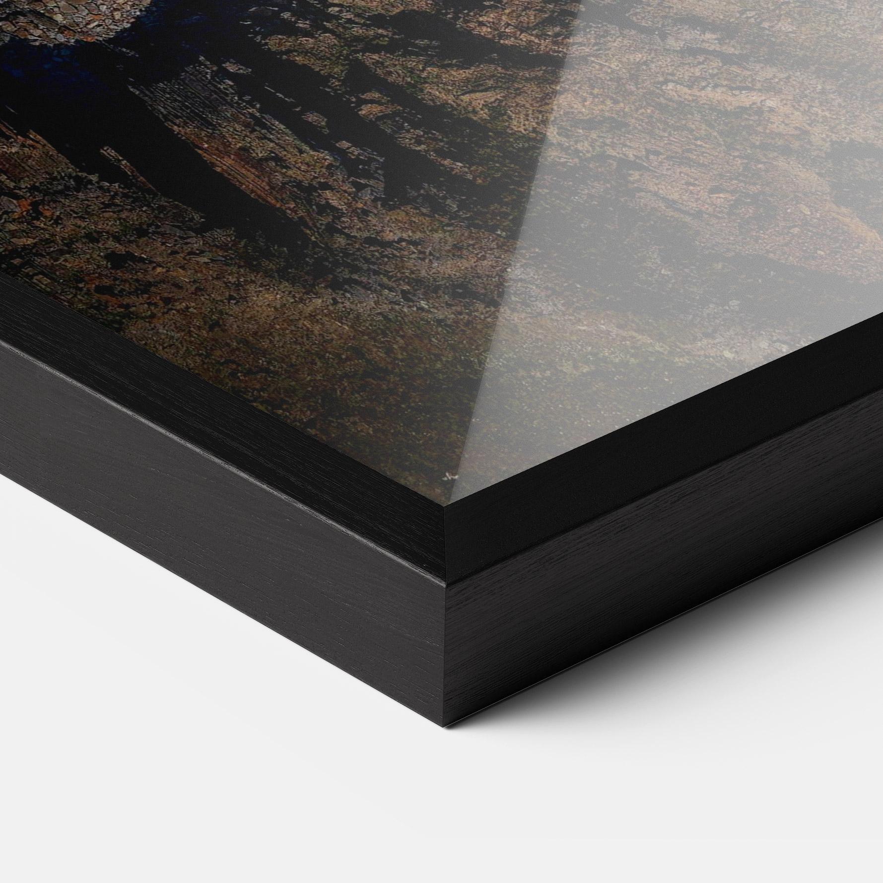 Gerahmte Poster Rocks And Water mockup 3