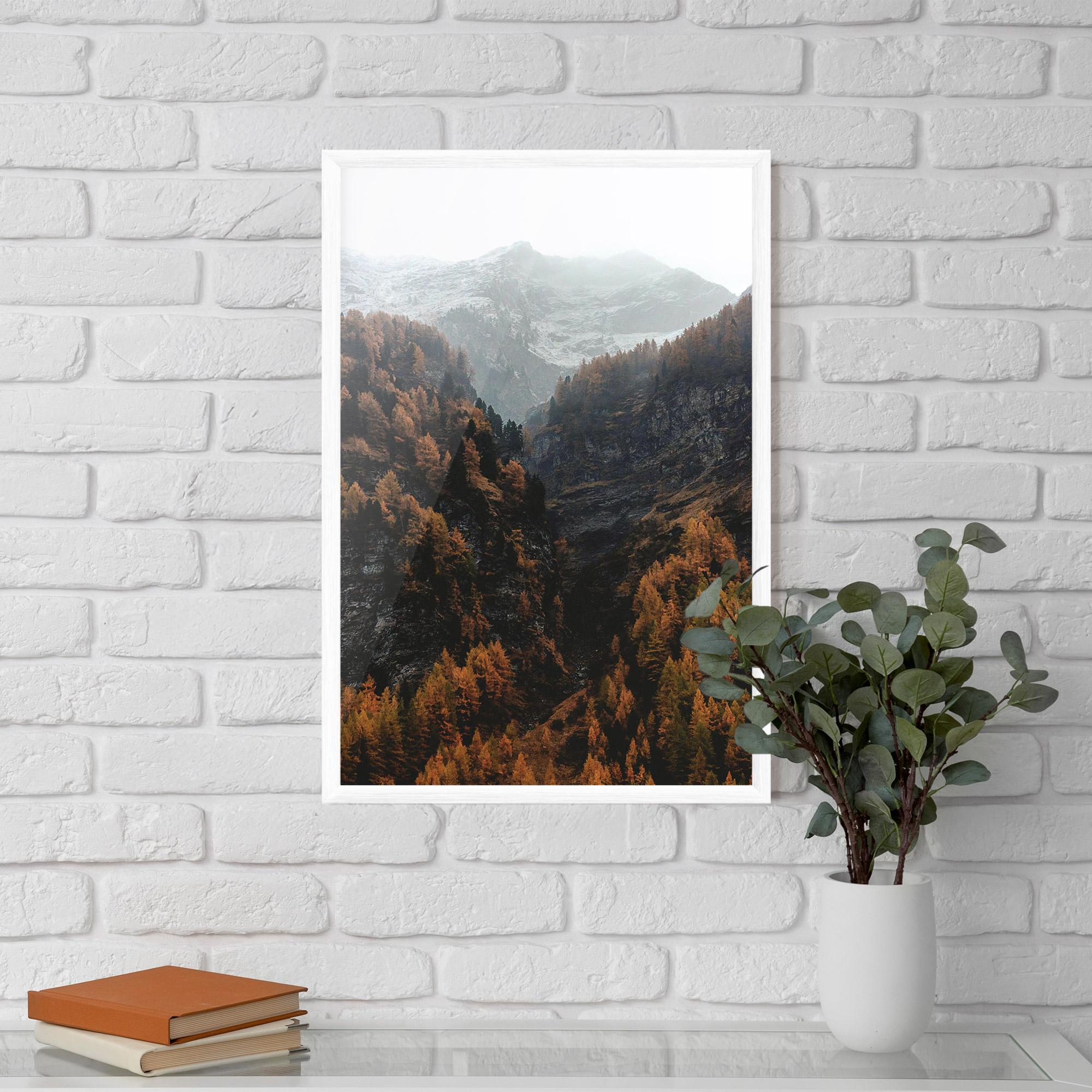 Gerahmte Poster Autumn Mountain mockup 5