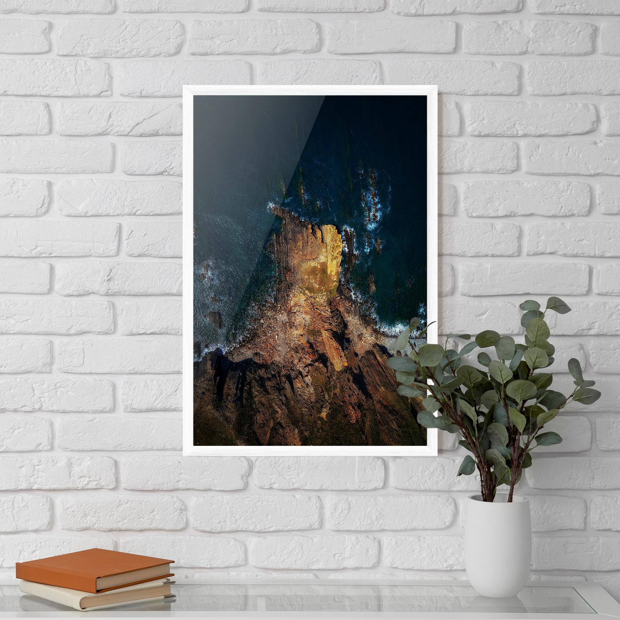 Gerahmte Poster Rocks And Water mockup 5