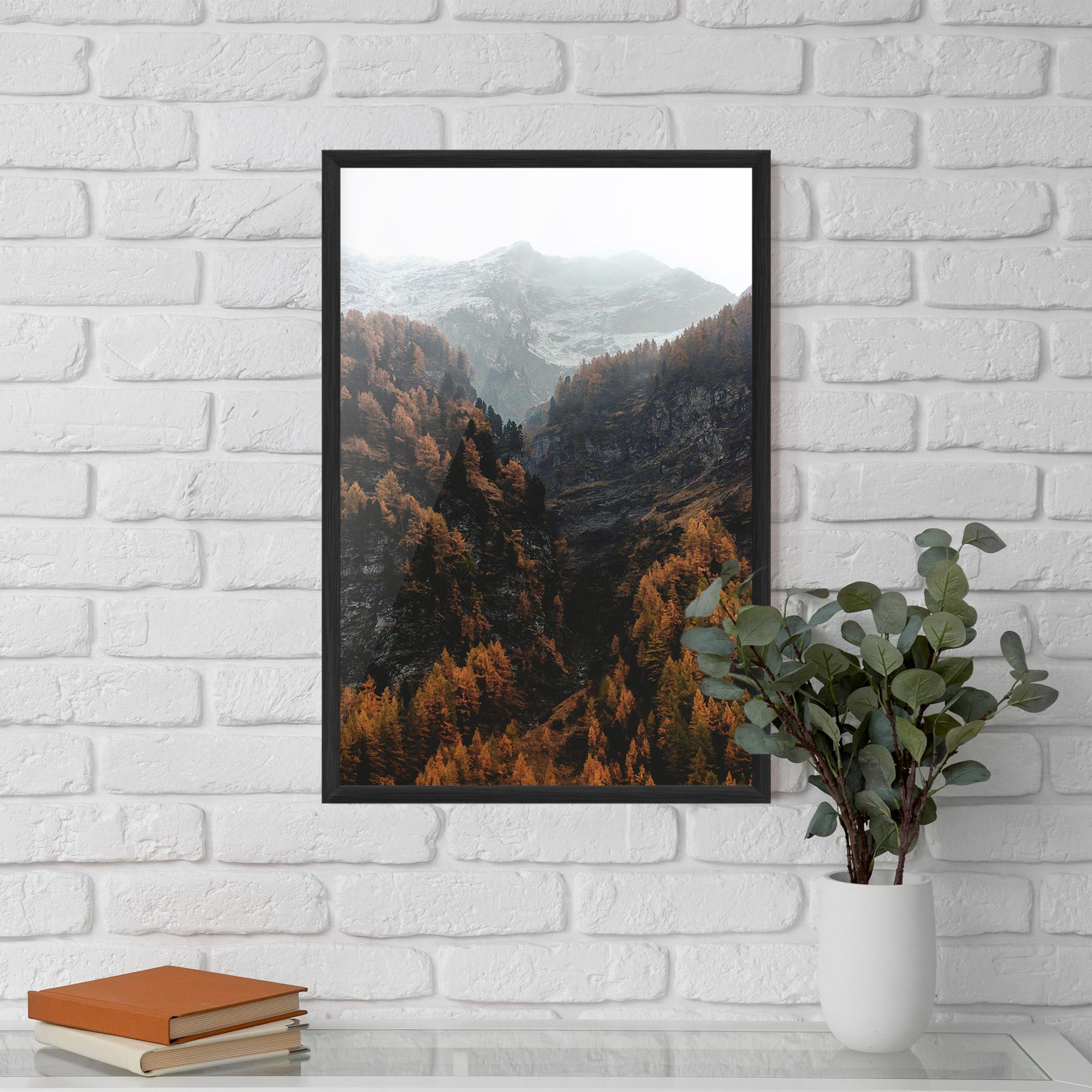 Gerahmte Poster Autumn Mountain mockup 5