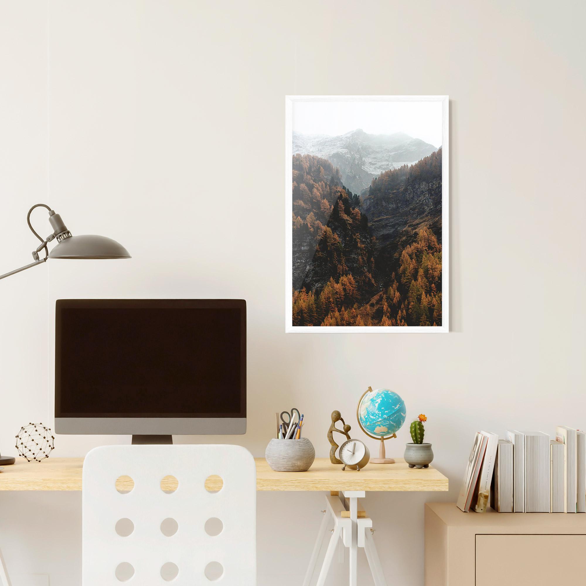 Gerahmte Poster Autumn Mountain mockup 6