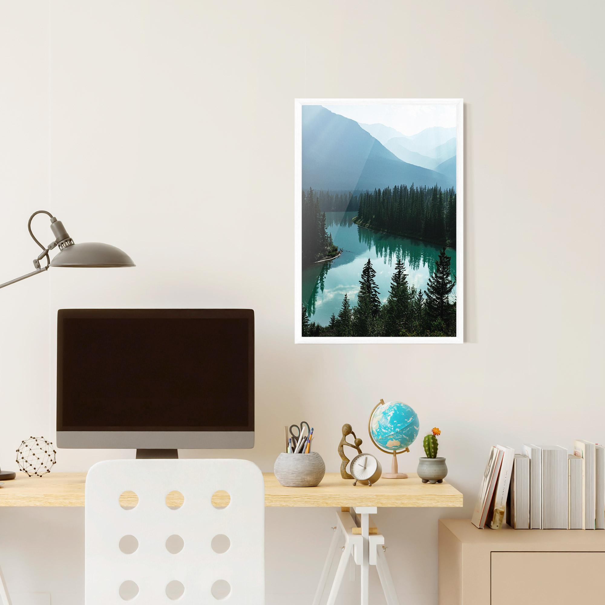 Gerahmte Poster Crystal Lake mockup 6