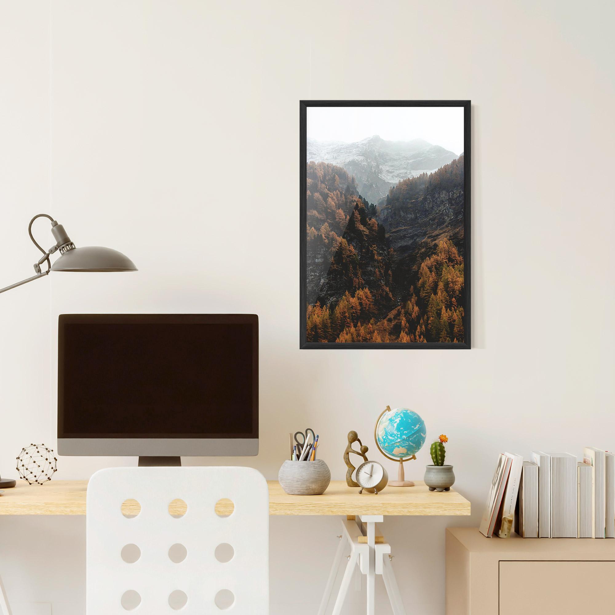 Gerahmte Poster Autumn Mountain mockup 6