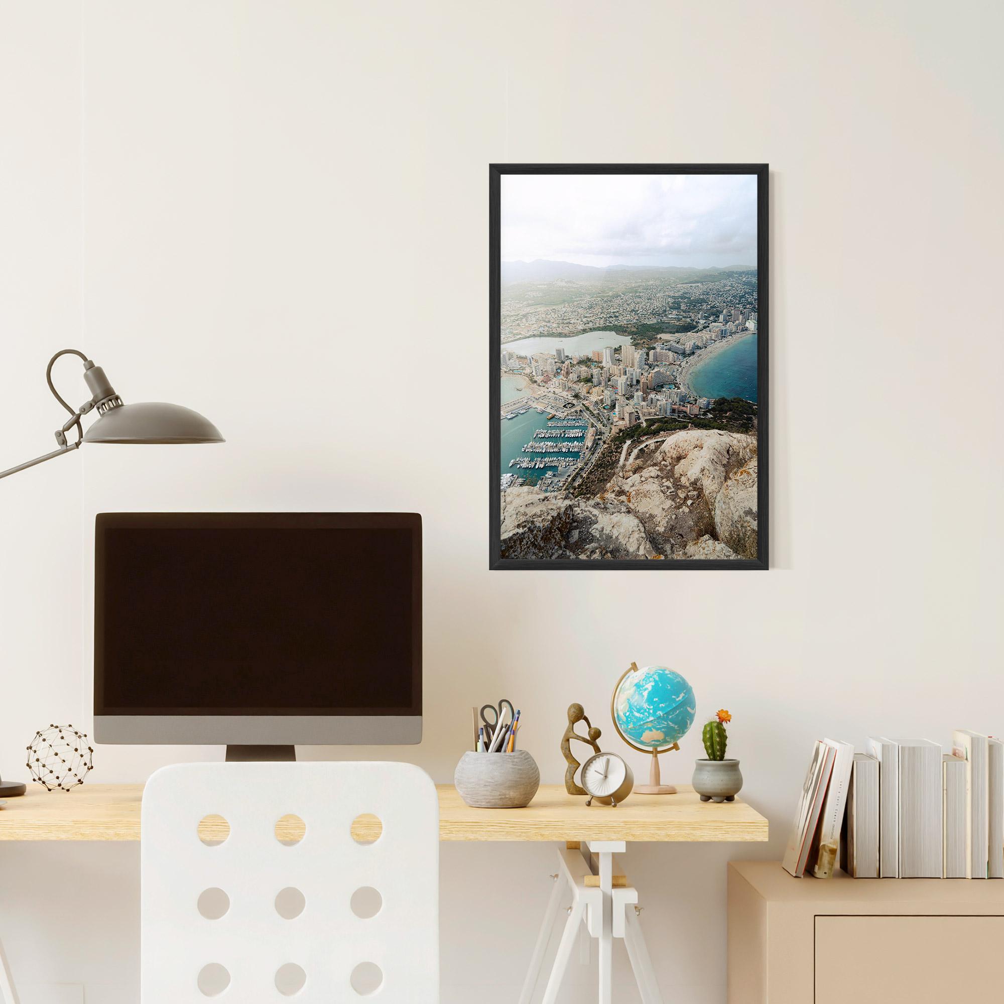 Gerahmte Poster Coast City mockup 6