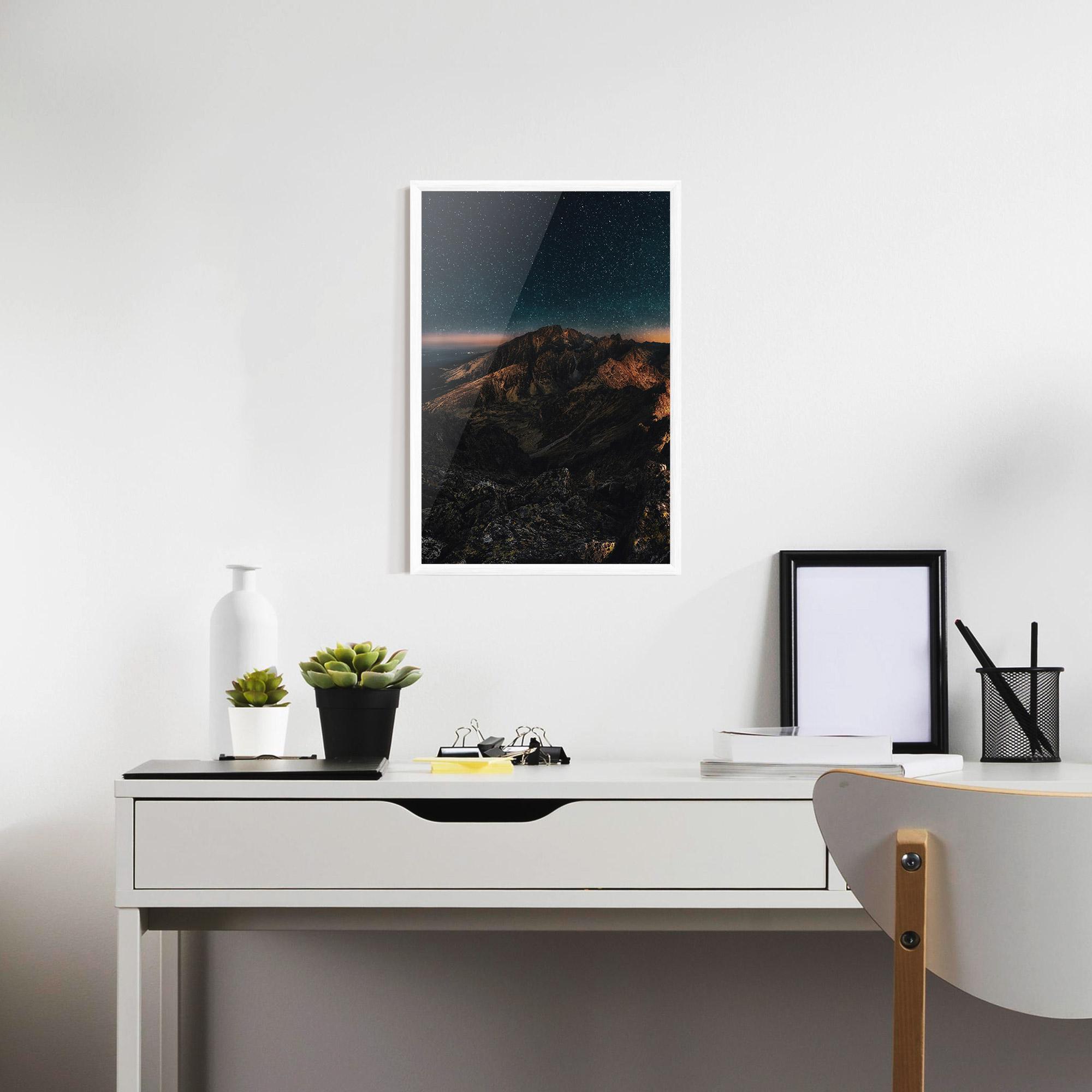 Gerahmte Poster Mountain Sky mockup 7