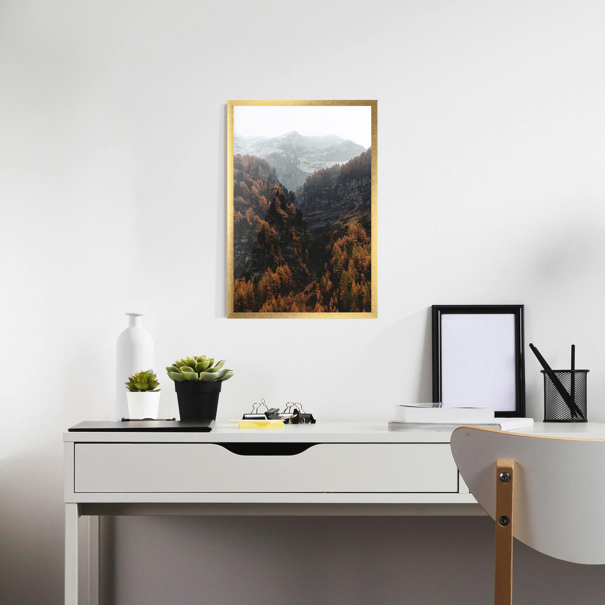 Gerahmte Poster Autumn Mountain mockup 7