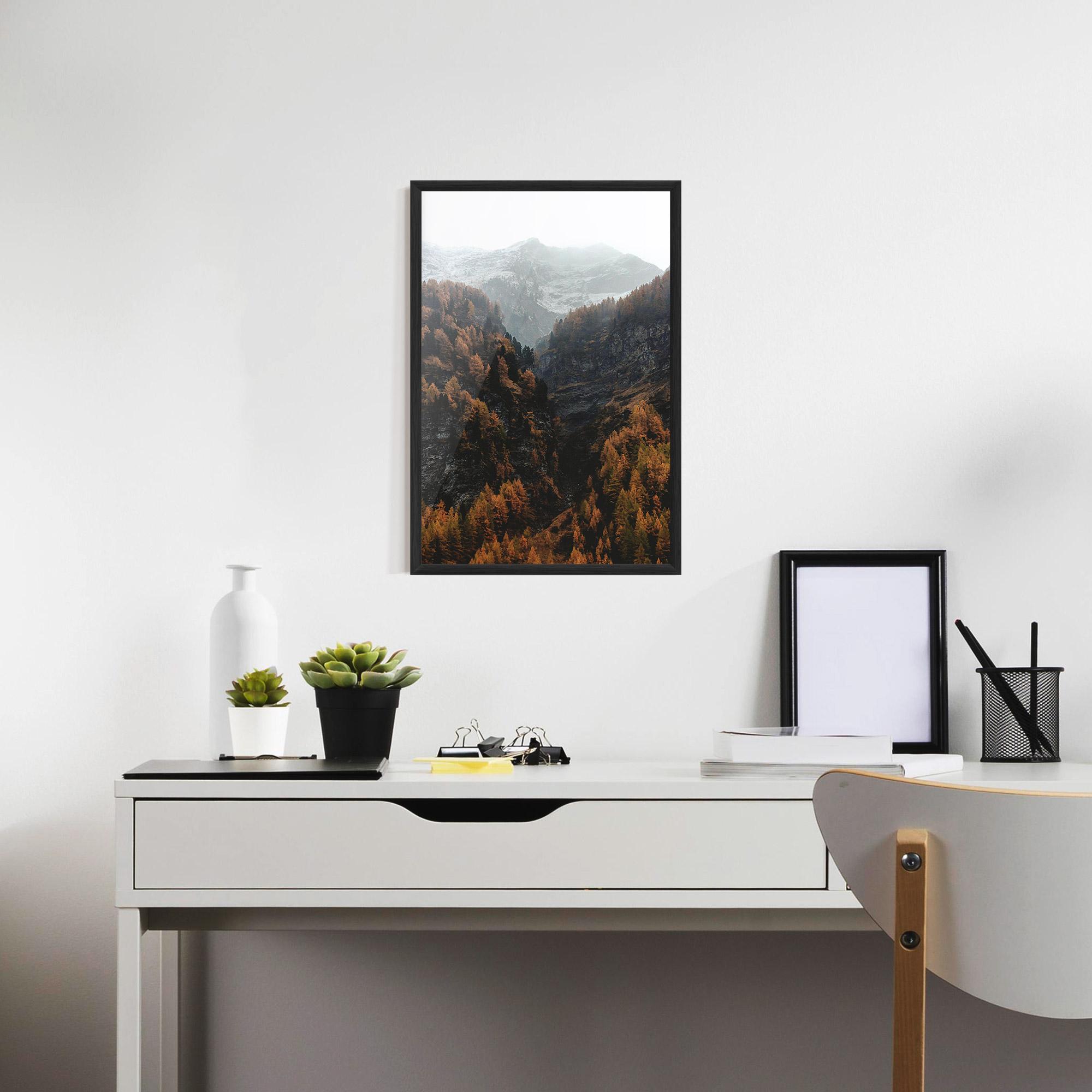 Gerahmte Poster Autumn Mountain mockup 7