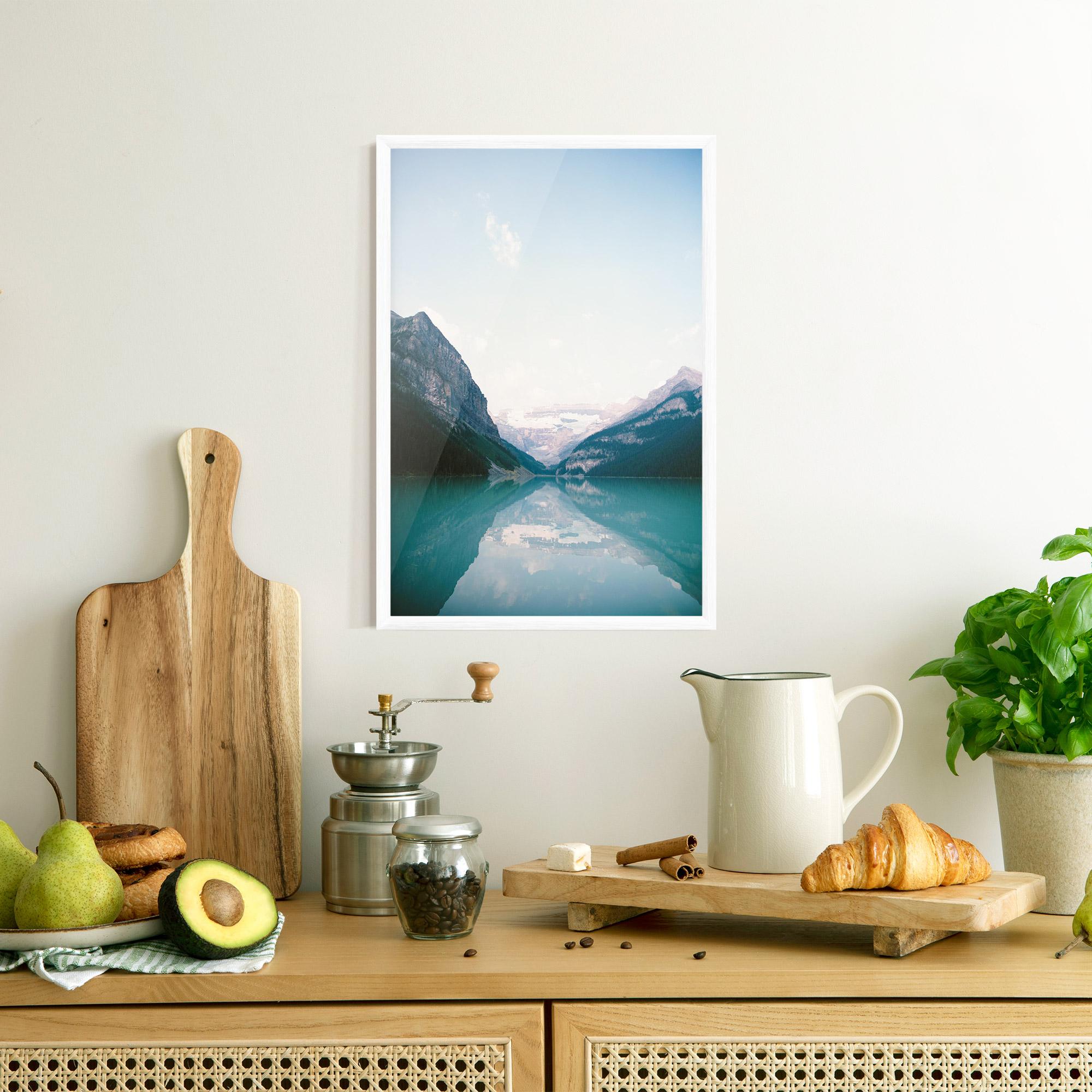 Gerahmte Poster Mountain Valley mockup 8