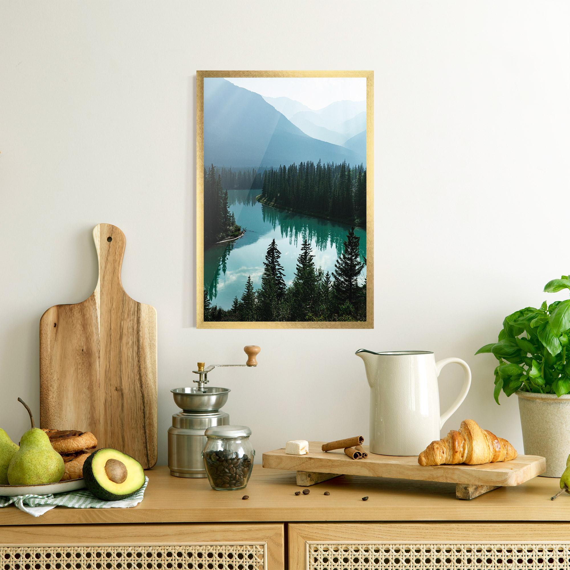 Gerahmte Poster Crystal Lake mockup 8