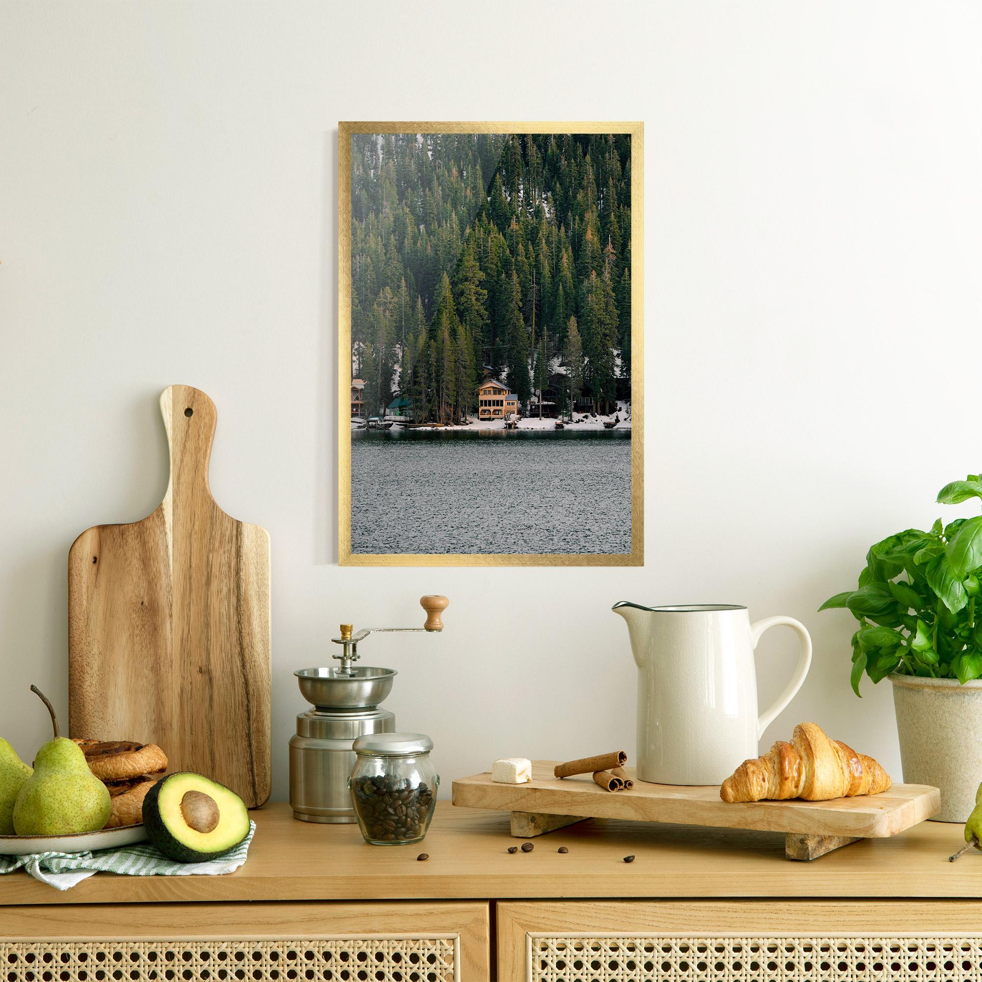 Gerahmte Poster Peacefull Place mockup 8