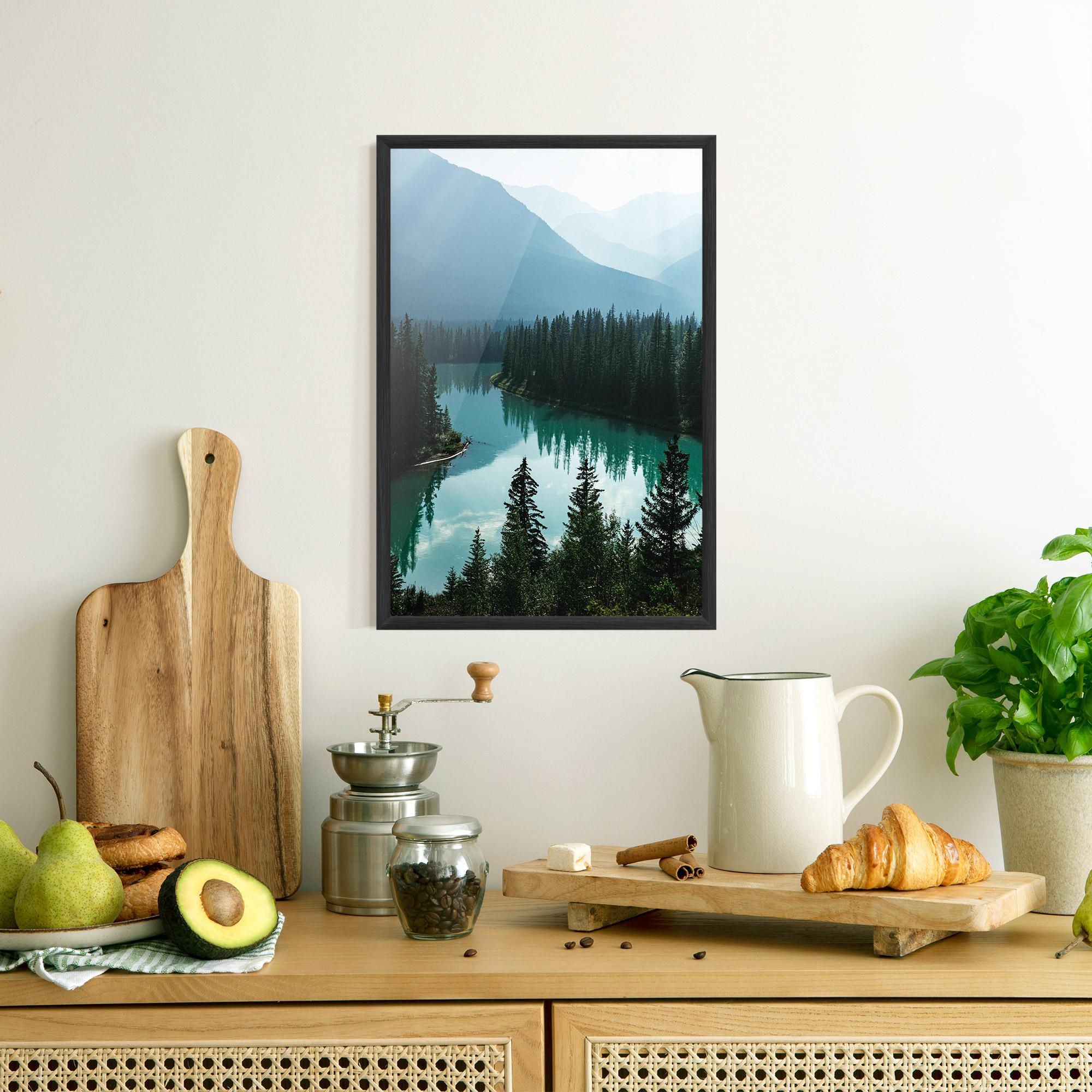 Gerahmte Poster Crystal Lake mockup 8