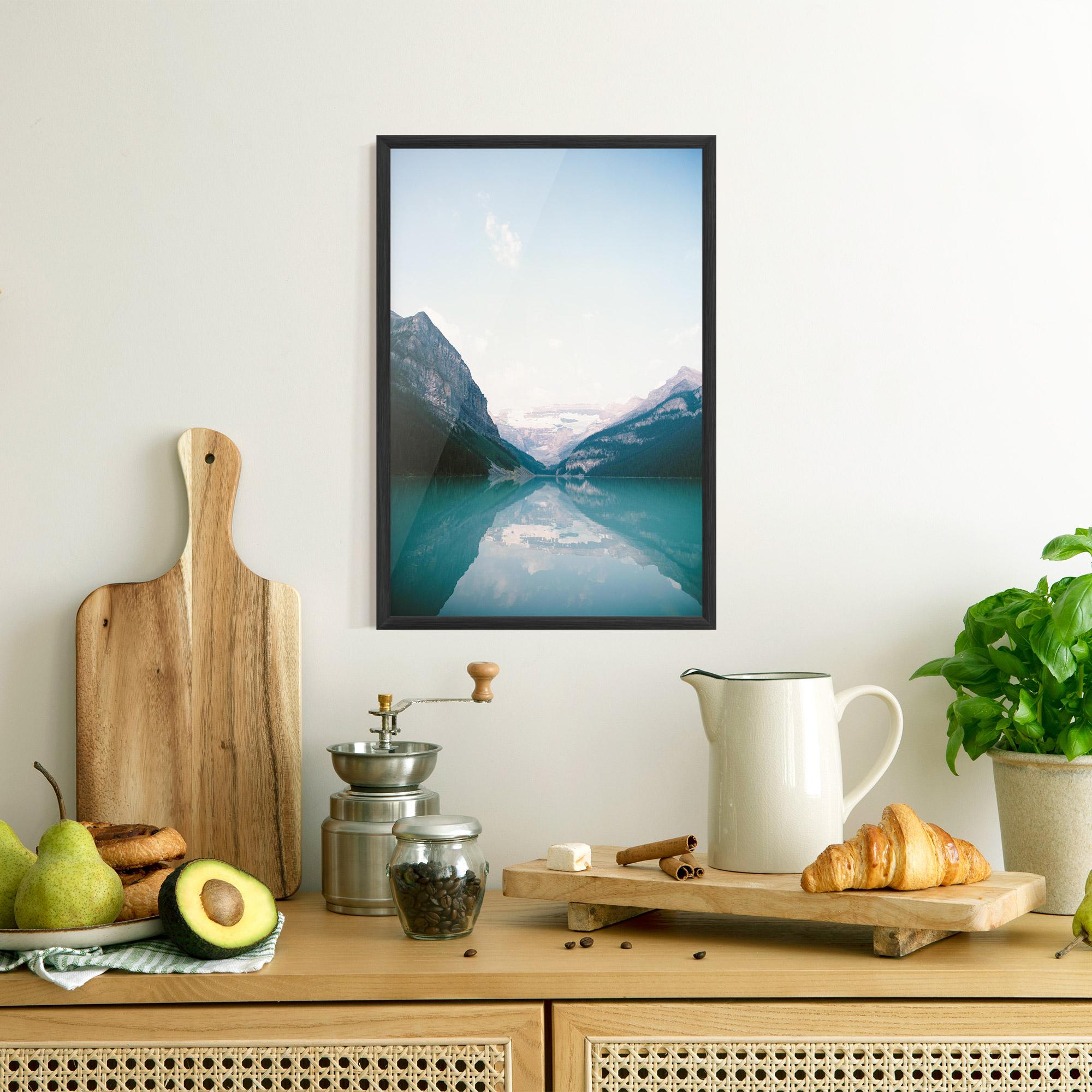 Gerahmte Poster Mountain Valley mockup 8