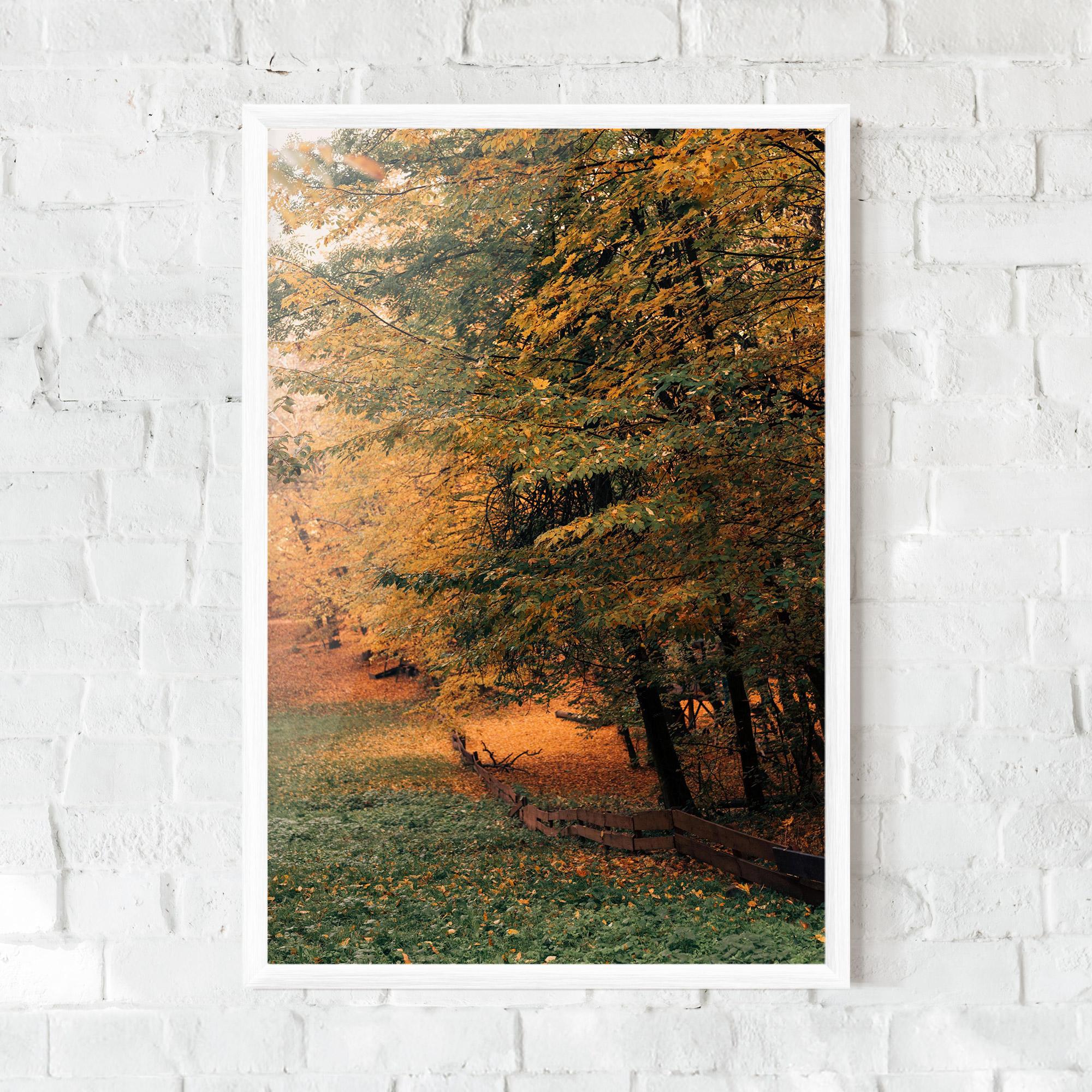 Gerahmte Poster Autumn Forest mockup 0