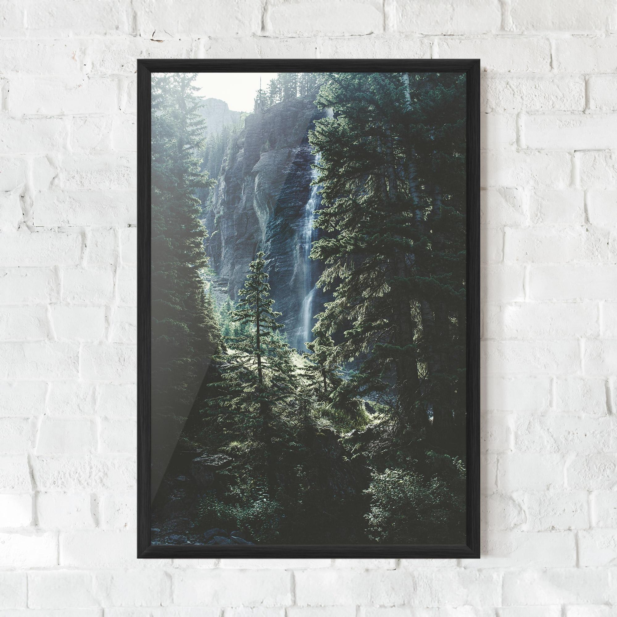 Gerahmte Poster Forest Vibes mockup 0