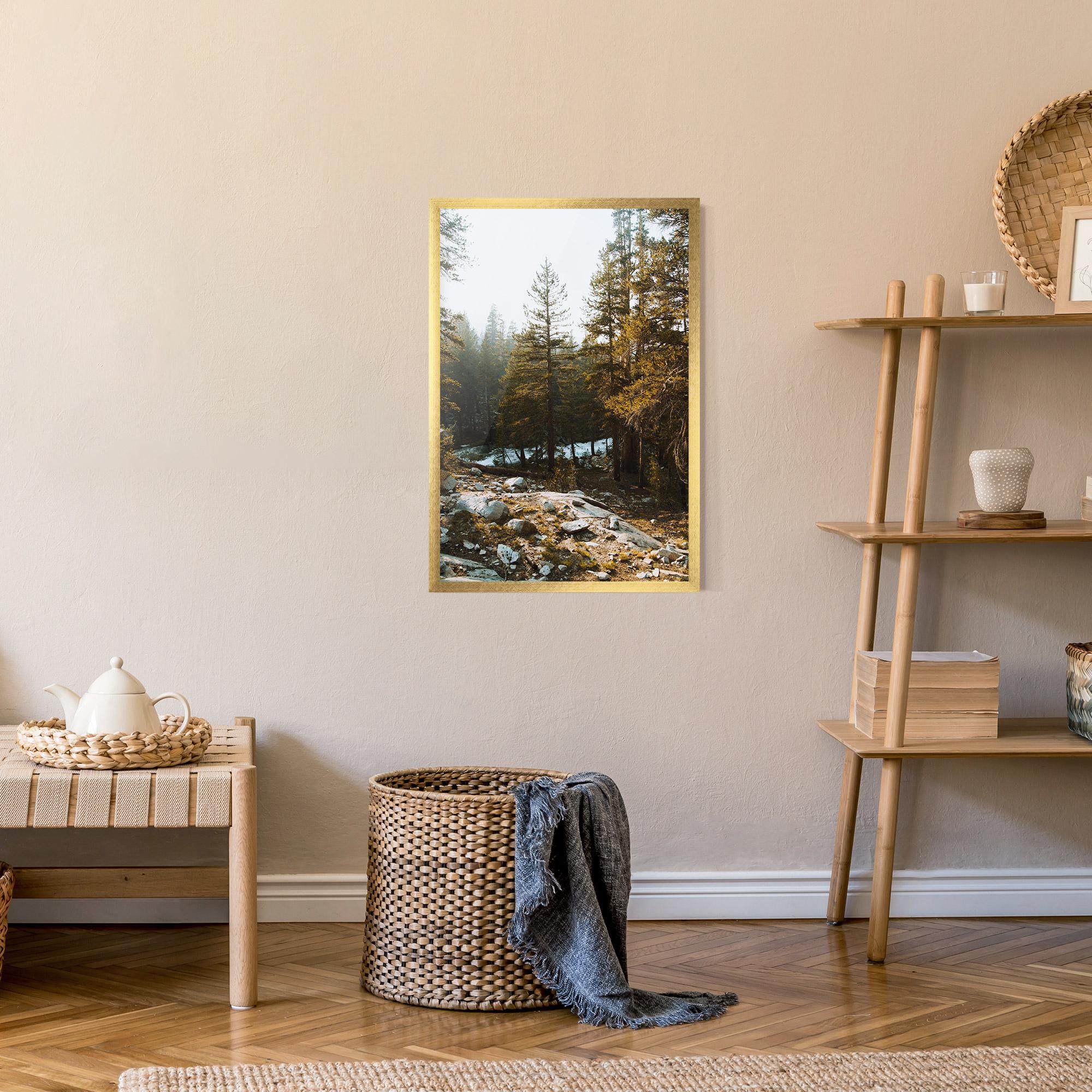 Gerahmte Poster Rock Forest View mockup 9