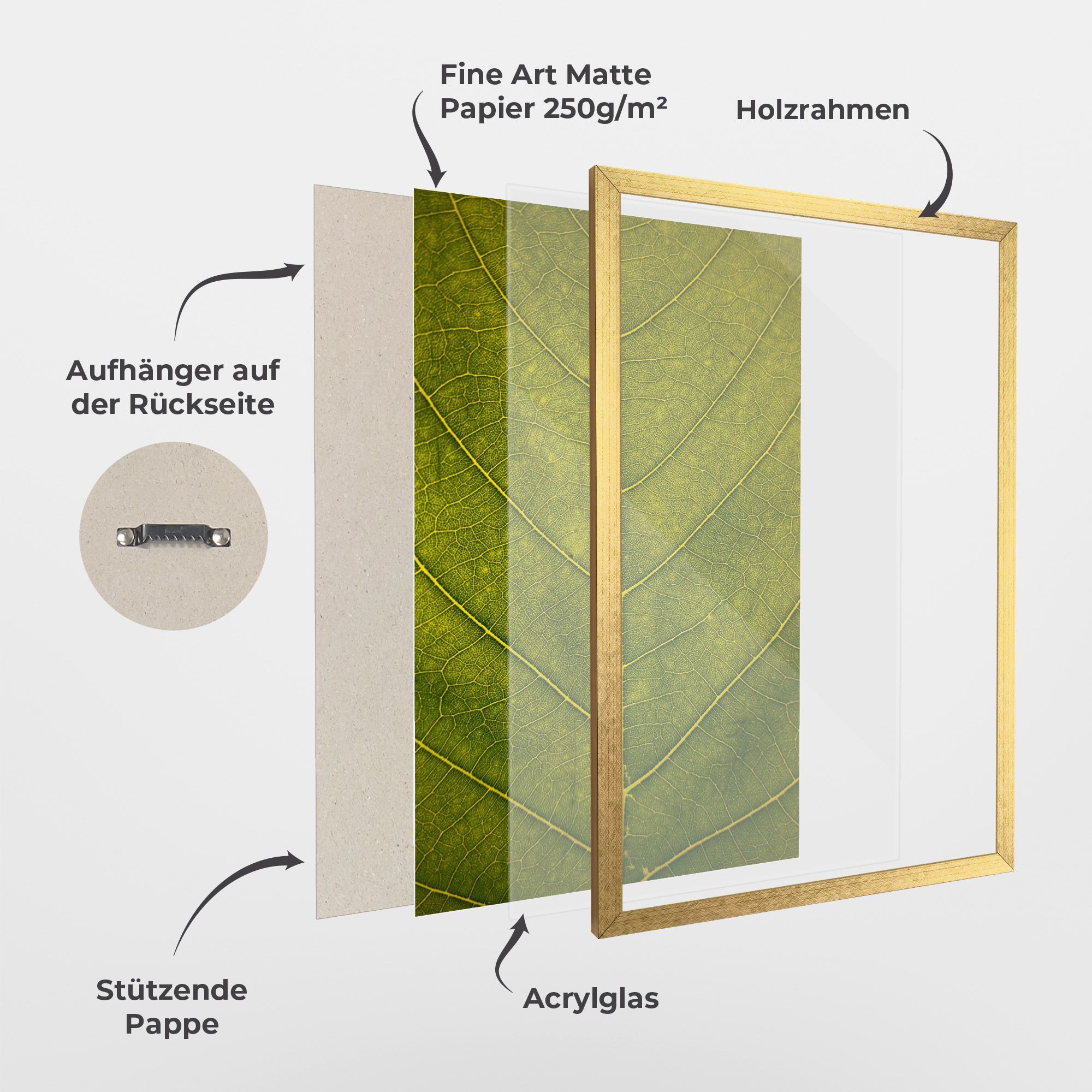 Leaf Closeup Forest mockup 1