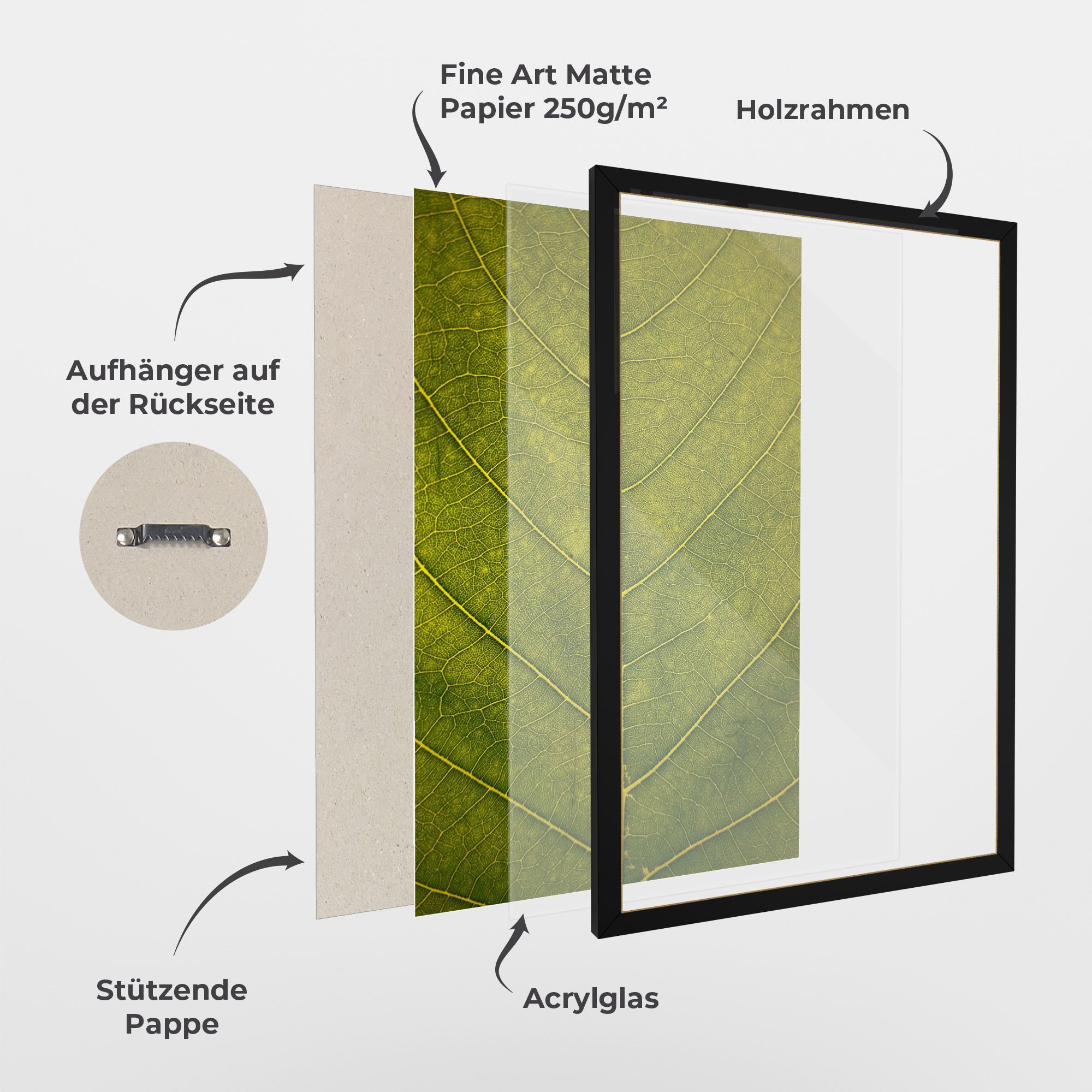 Leaf Closeup Forest mockup 1