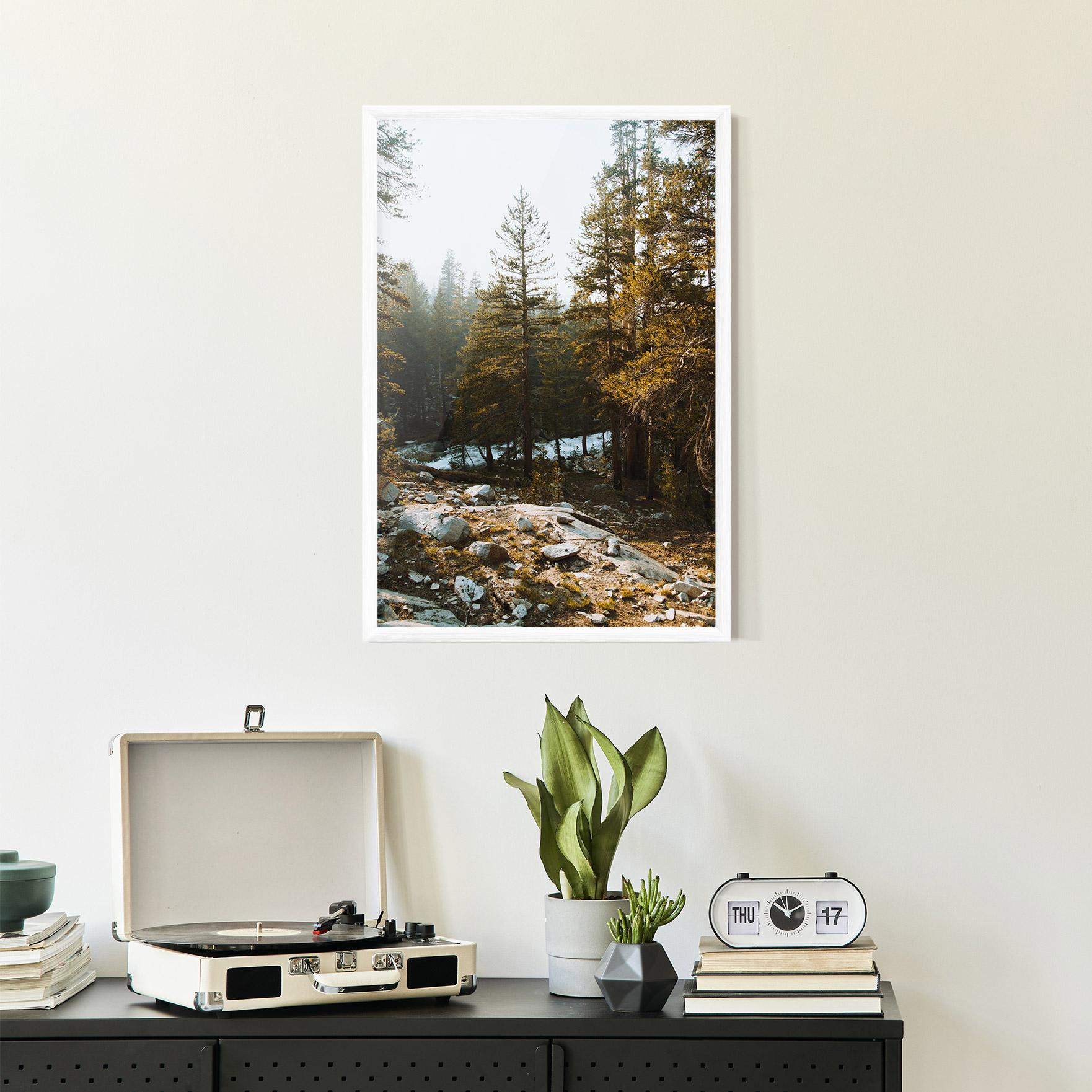 Gerahmte Poster Rock Forest View mockup 2