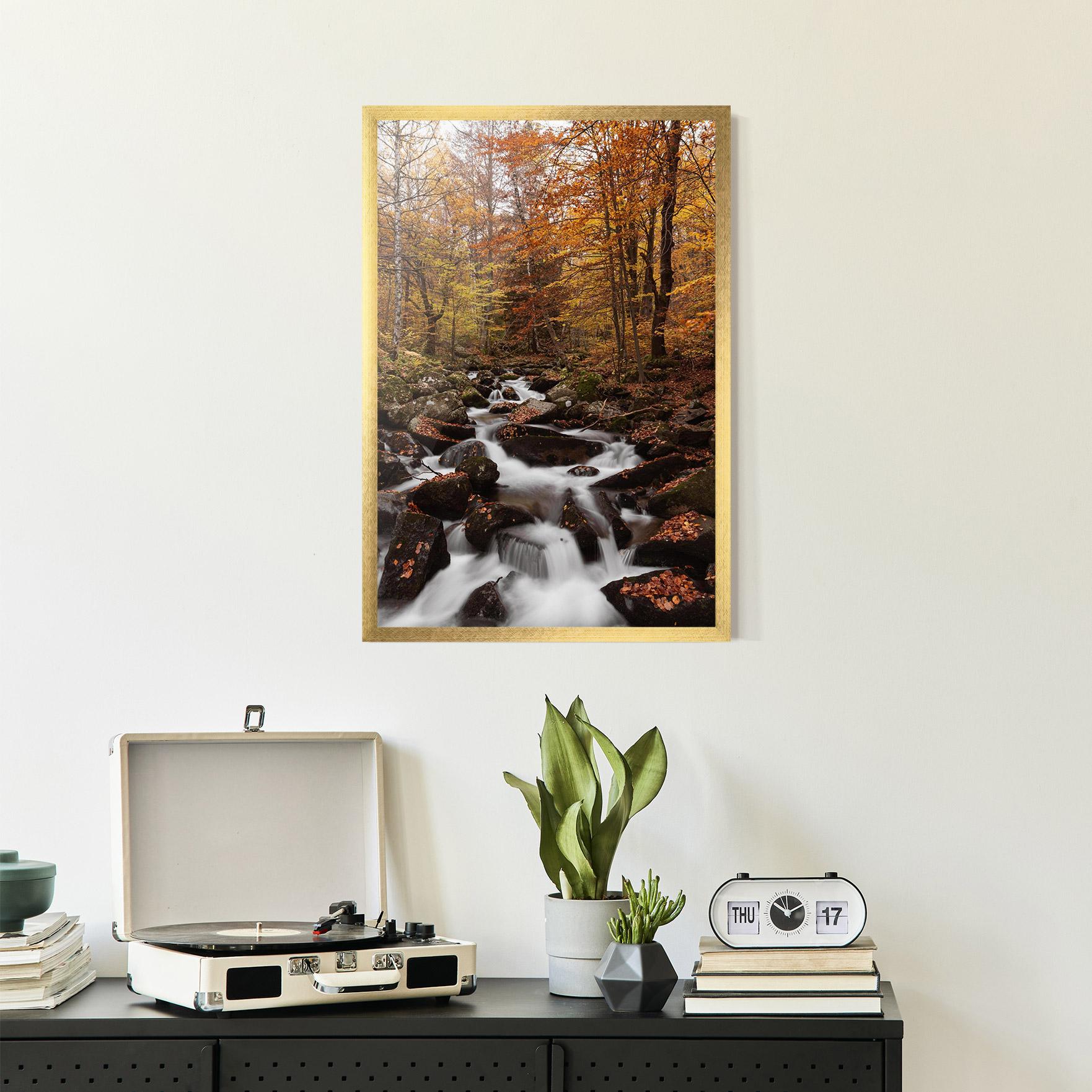 Gerahmte Poster River Forest View mockup 2