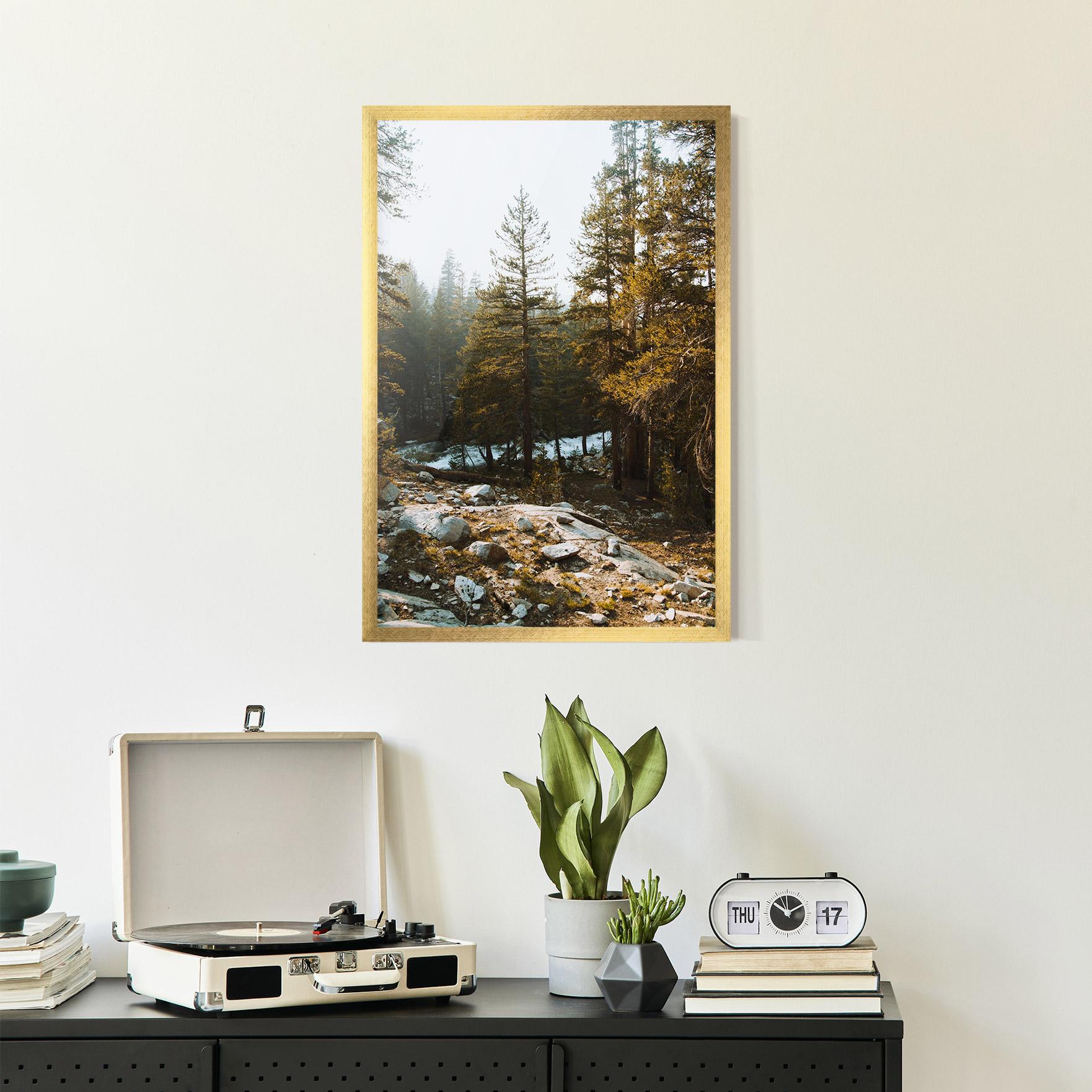 Gerahmte Poster Rock Forest View mockup 2