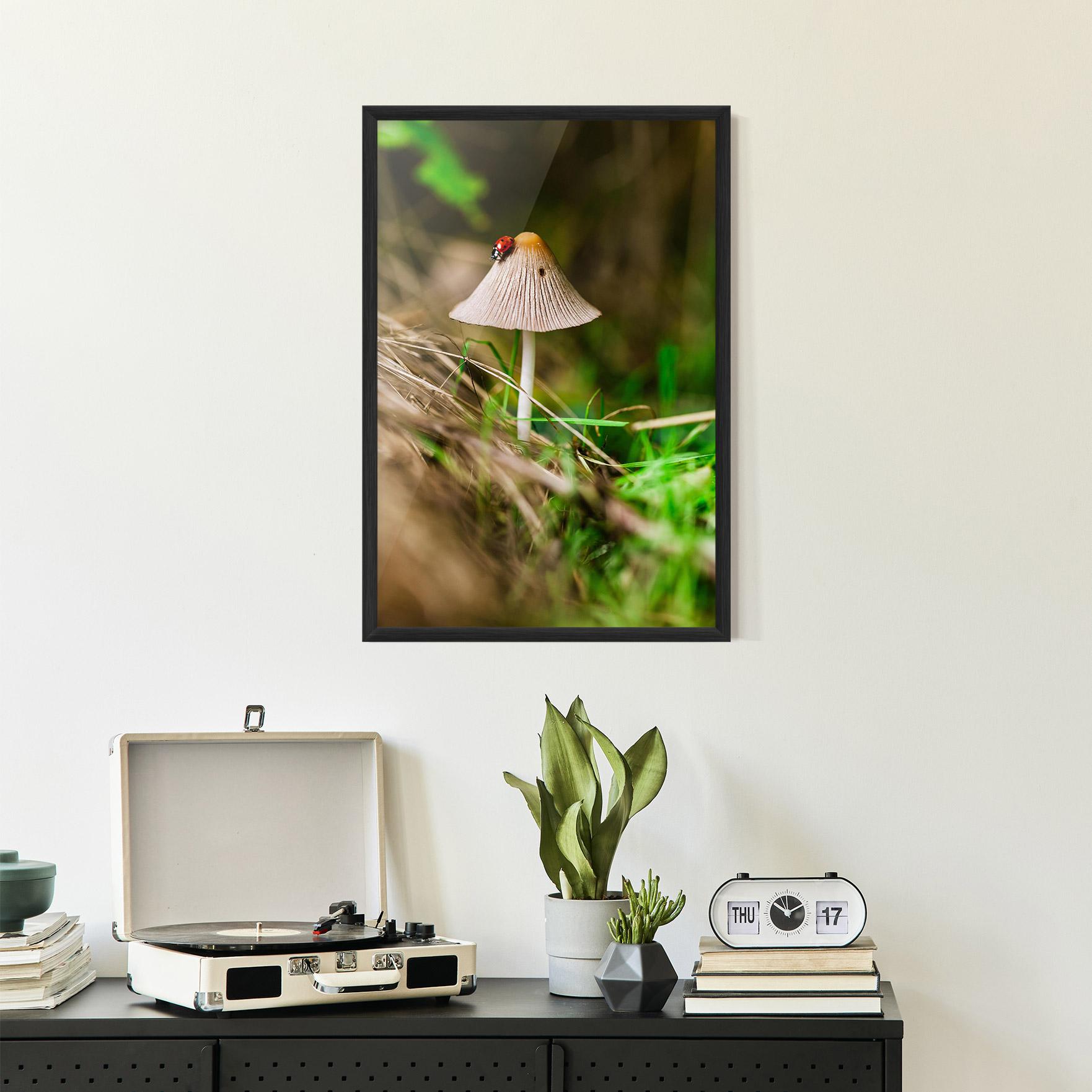 Gerahmte Poster Mushroom Forest mockup 2