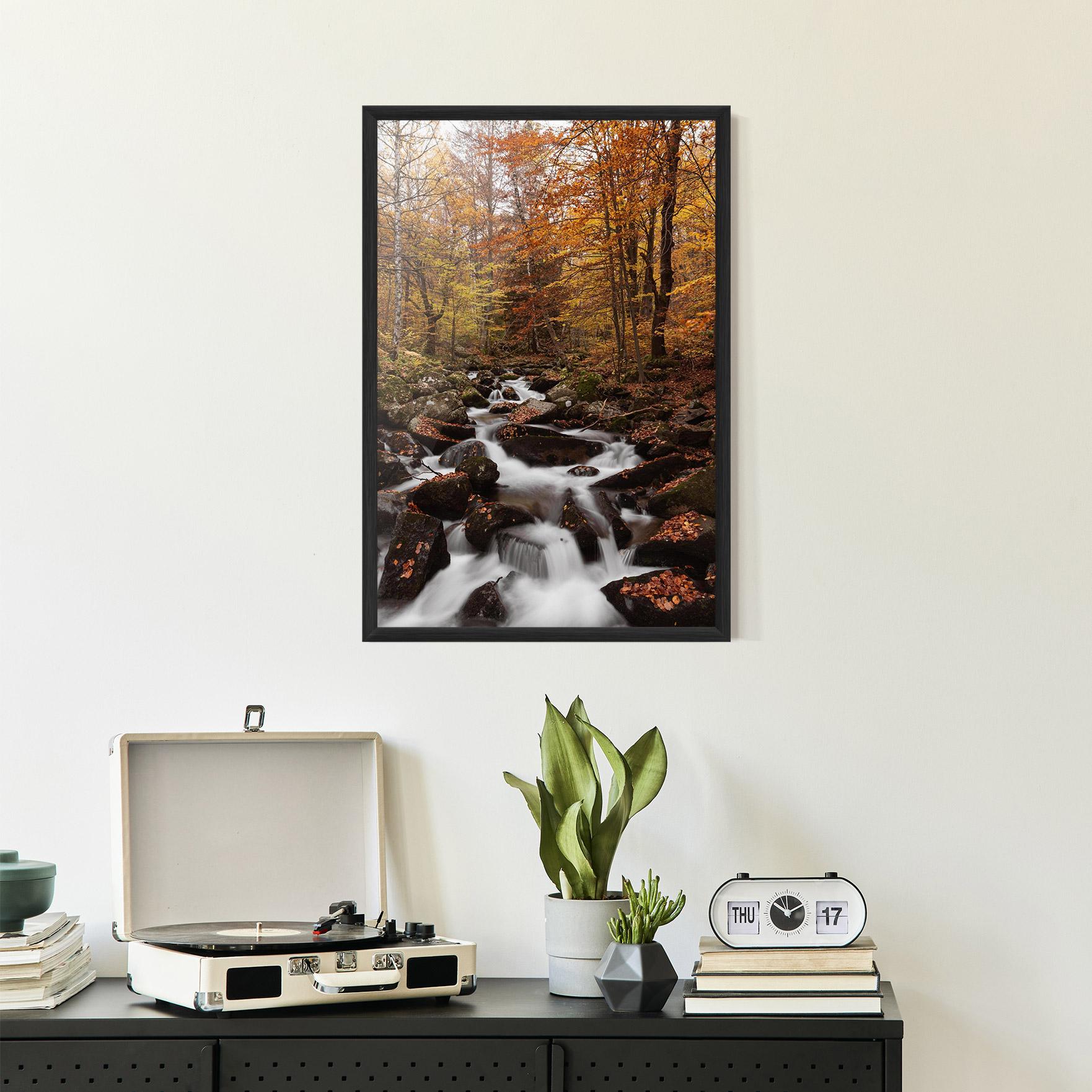Gerahmte Poster River Forest View mockup 2