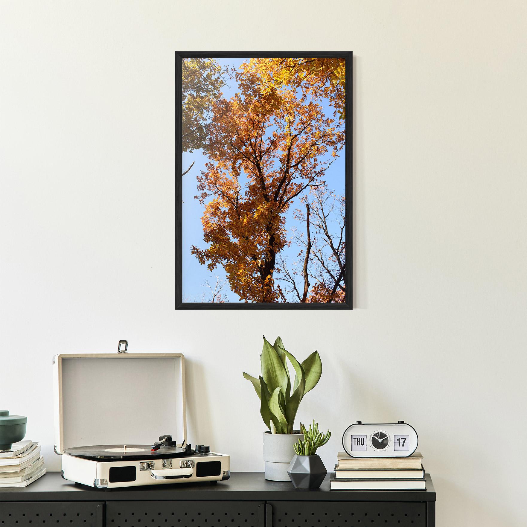 Gerahmte Poster Yellow Tree Forest mockup 2