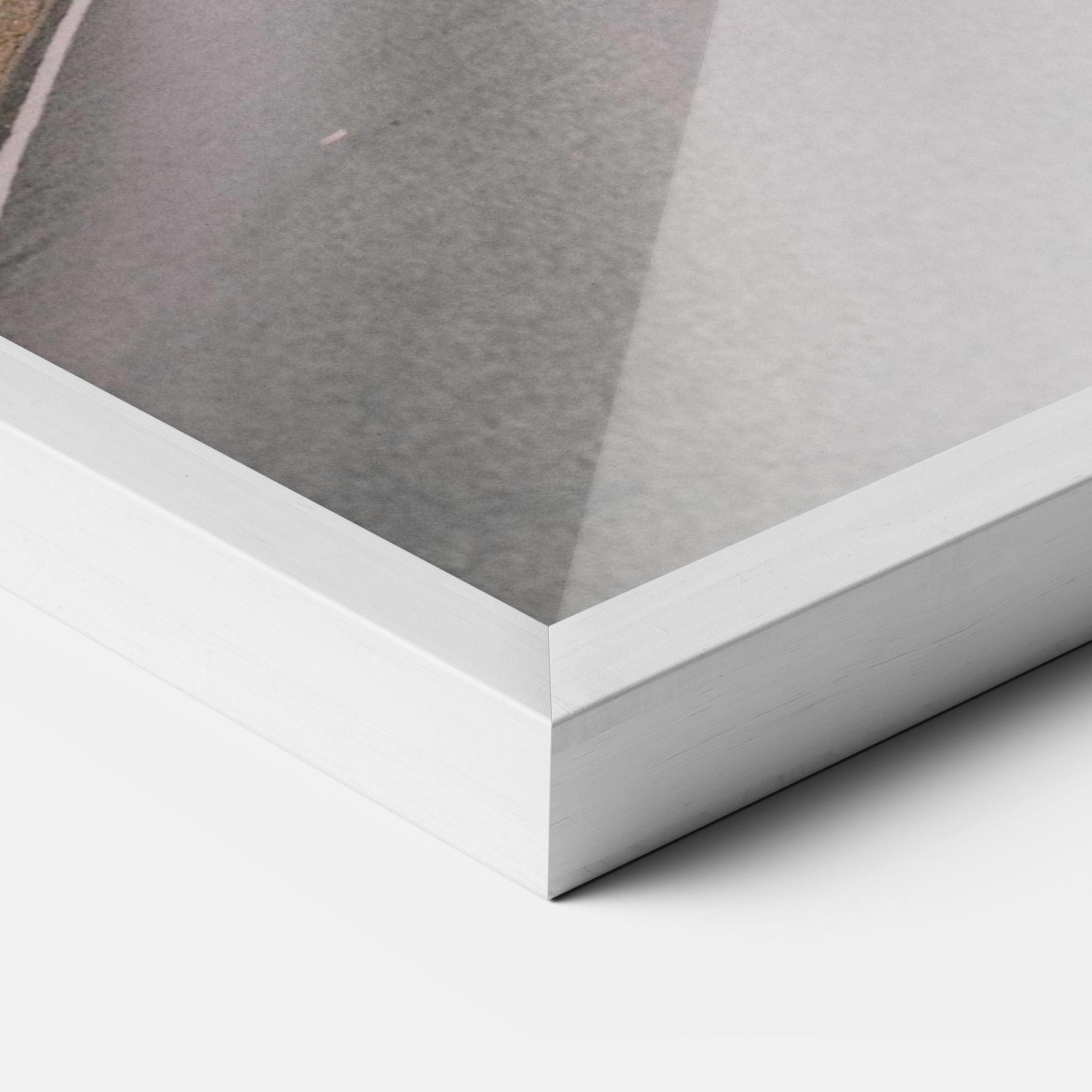 Gerahmte Poster Forest Driving Road mockup 3