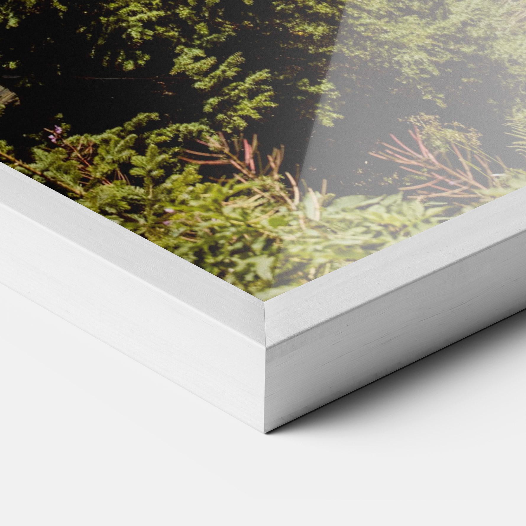 Gerahmte Poster Forest Snow Mountain mockup 3