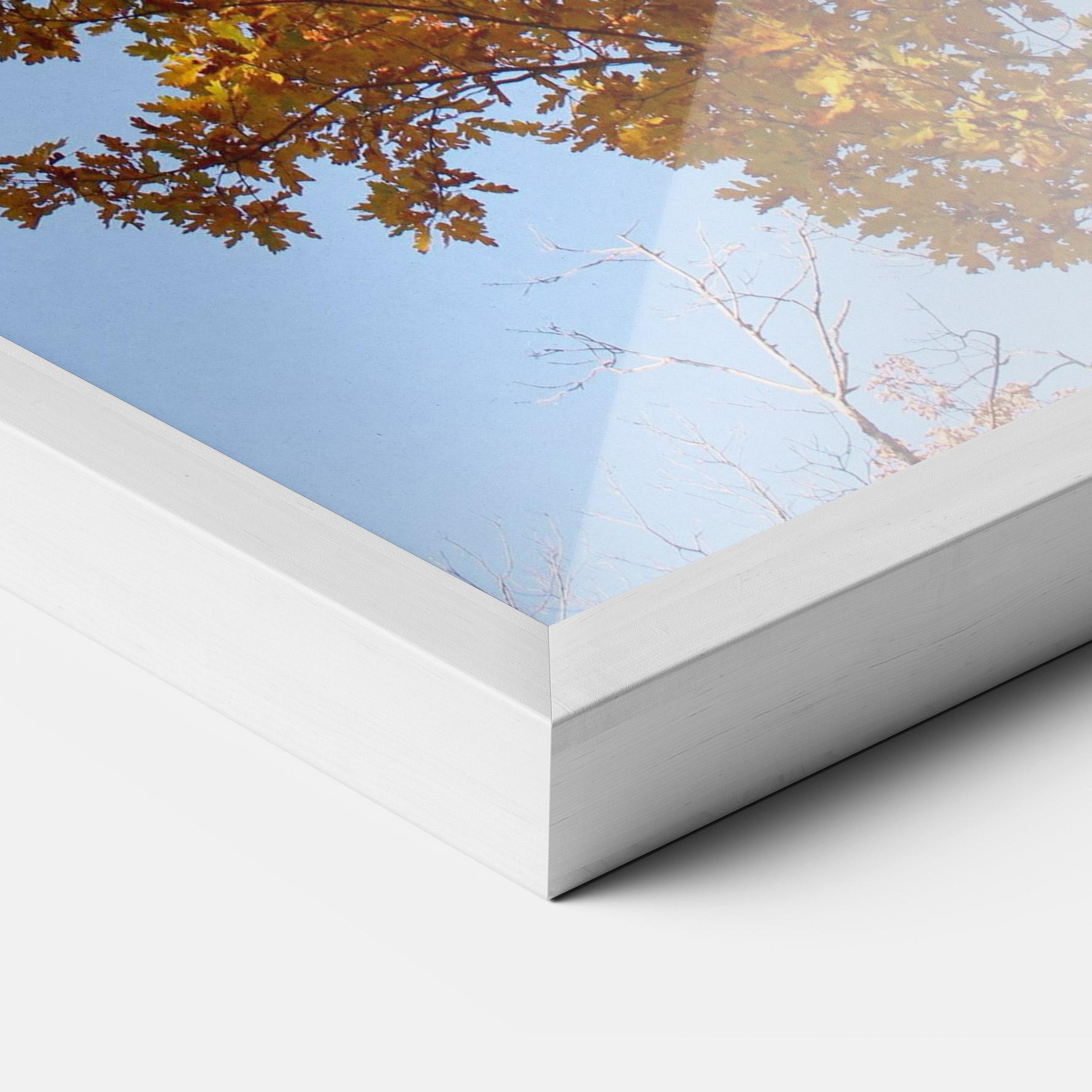 Gerahmte Poster Yellow Tree Forest mockup 3