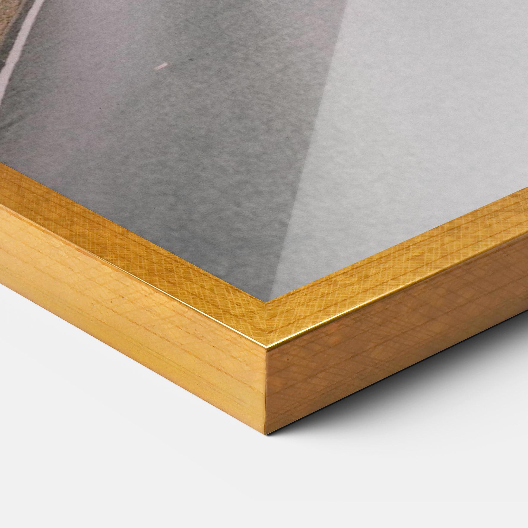 Gerahmte Poster Forest Driving Road mockup 3