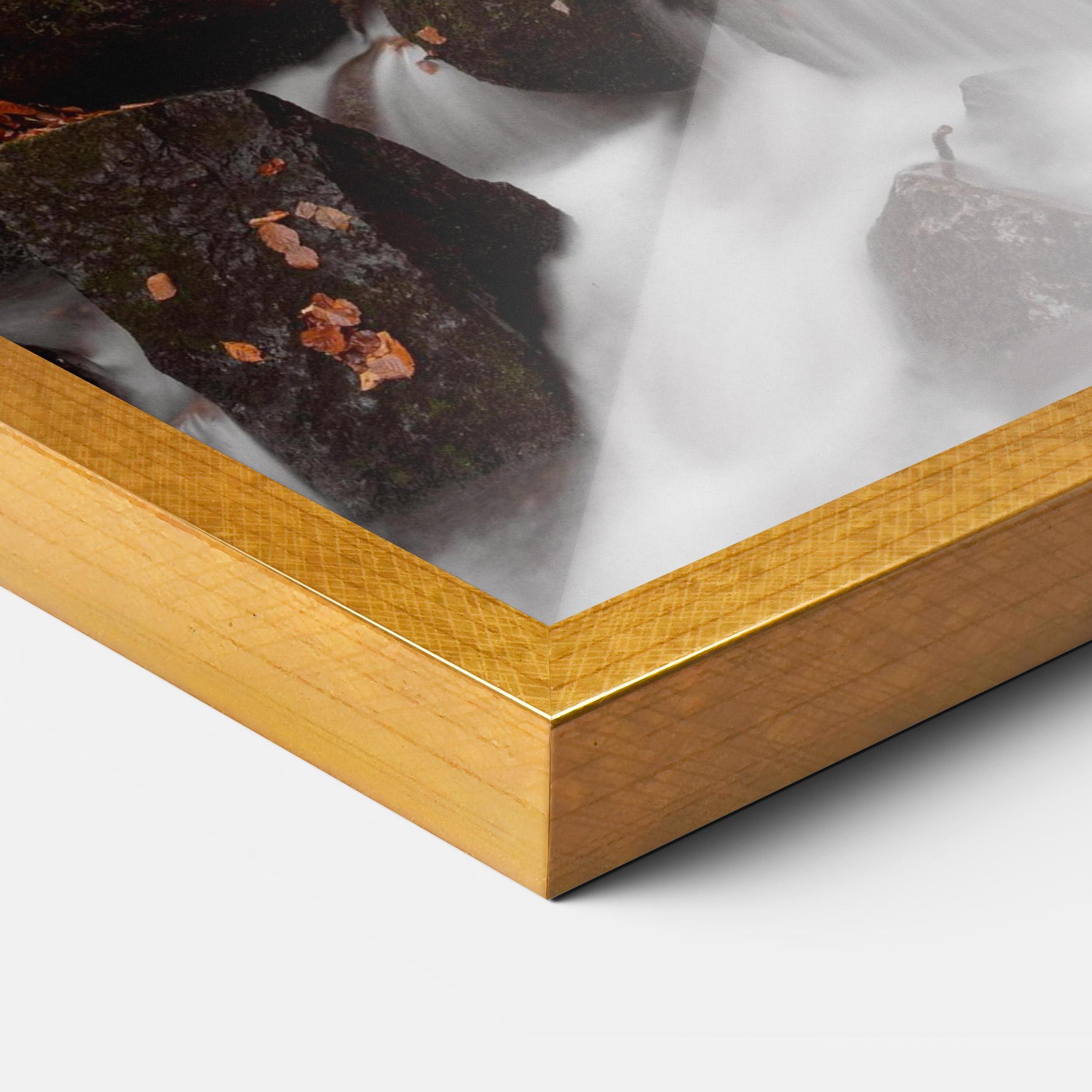 Gerahmte Poster River Forest View mockup 3